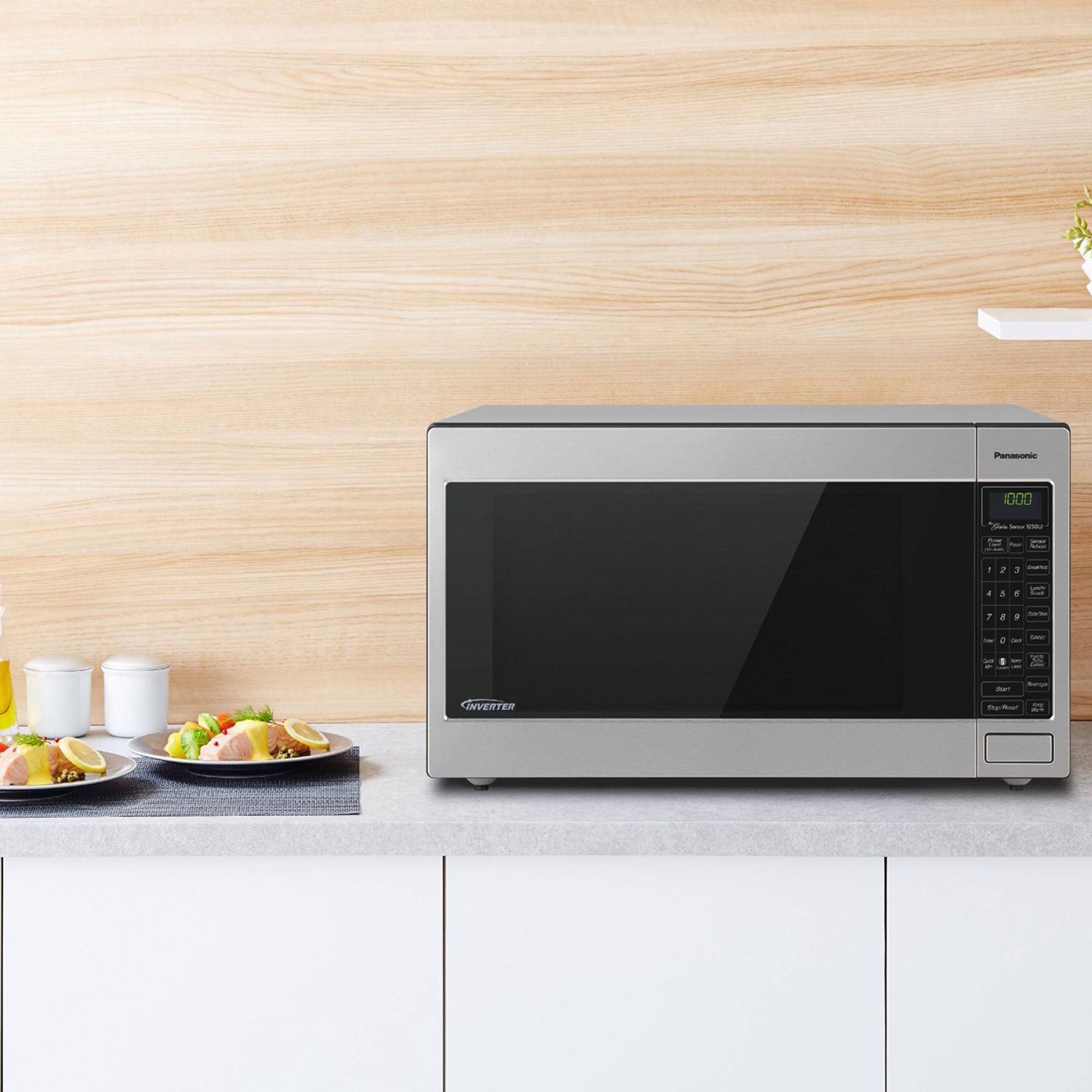 Panasonic 2.2 cu. ft. Stainless-Steel Microwave Oven With Inverter