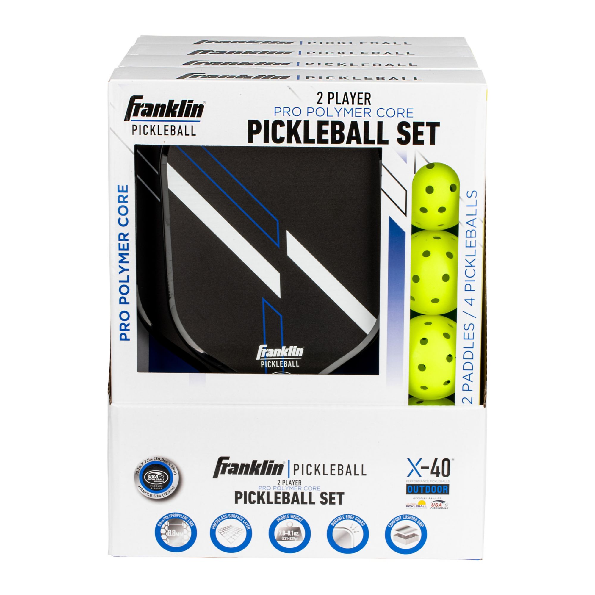  Franklin Sports Pickleball Paddle and Pickleball