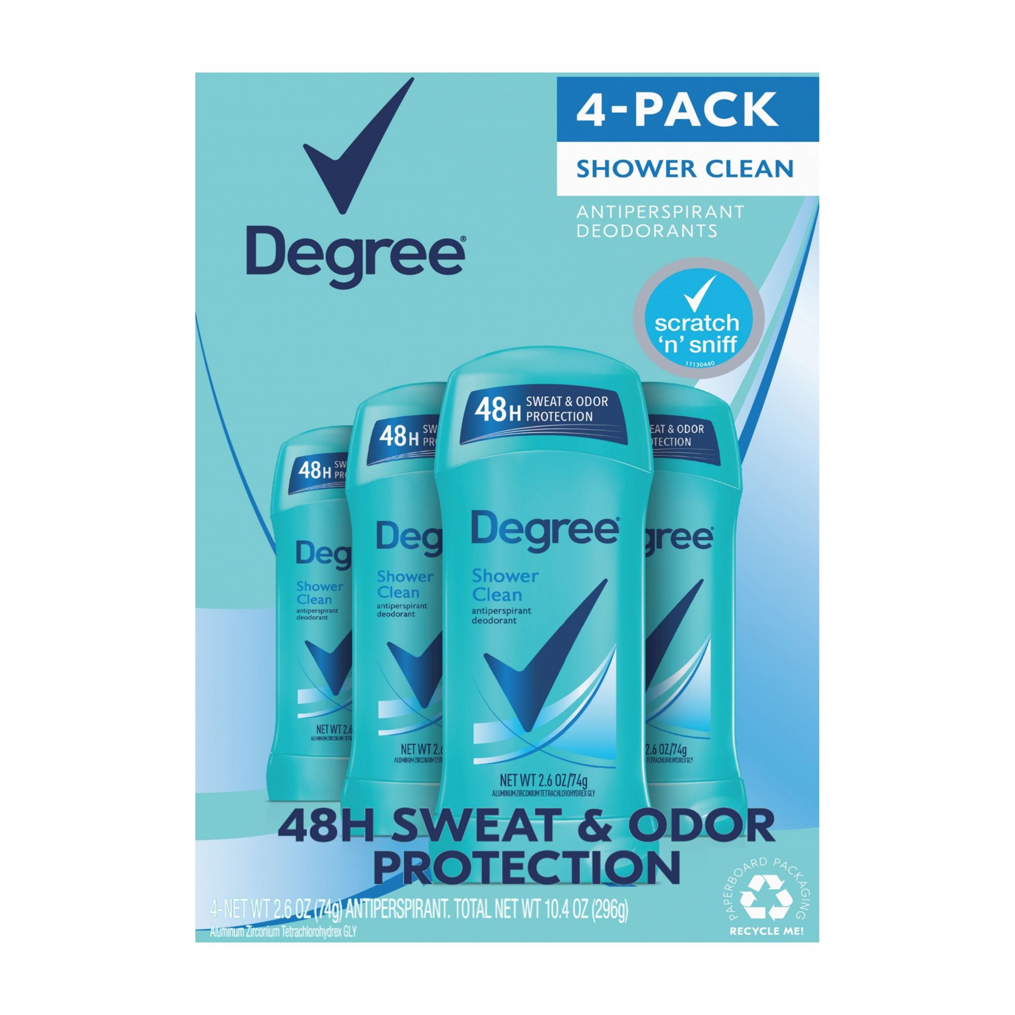 Women Shower Clean Clinical Protection Antiperspirant Deodorant