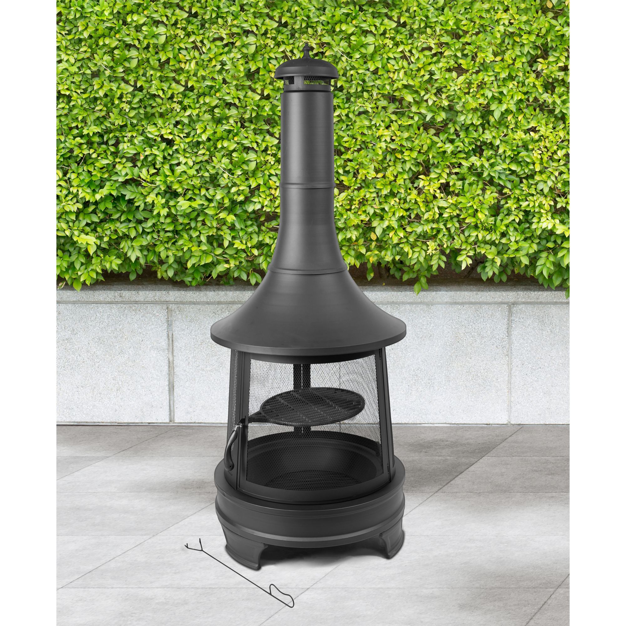  8 Cast Iron Round Flat Grill Press : Patio, Lawn & Garden