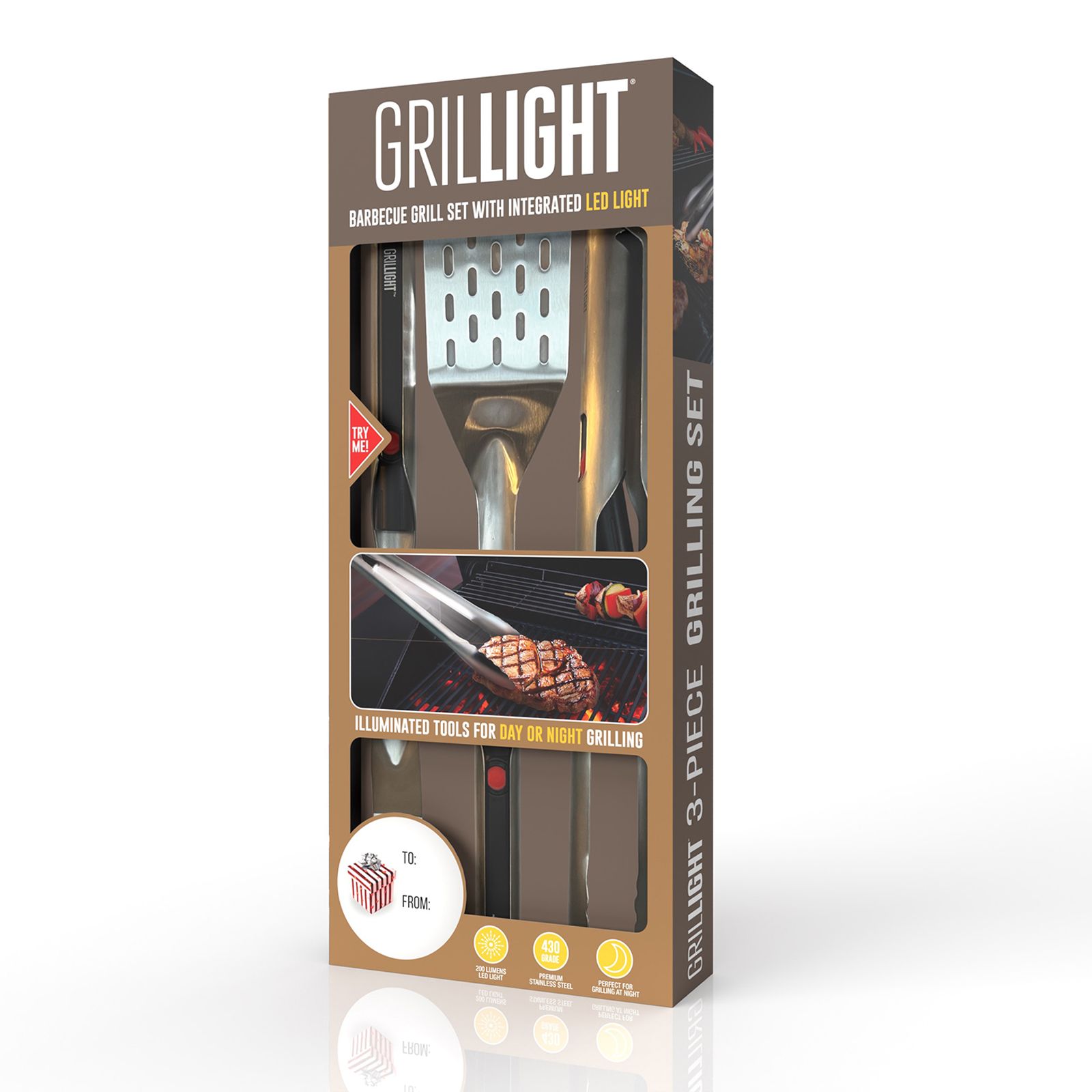 Grillaholics Premium Grill Tool Set with Wooden Gift Box, The Perfect  Grilling Gift!