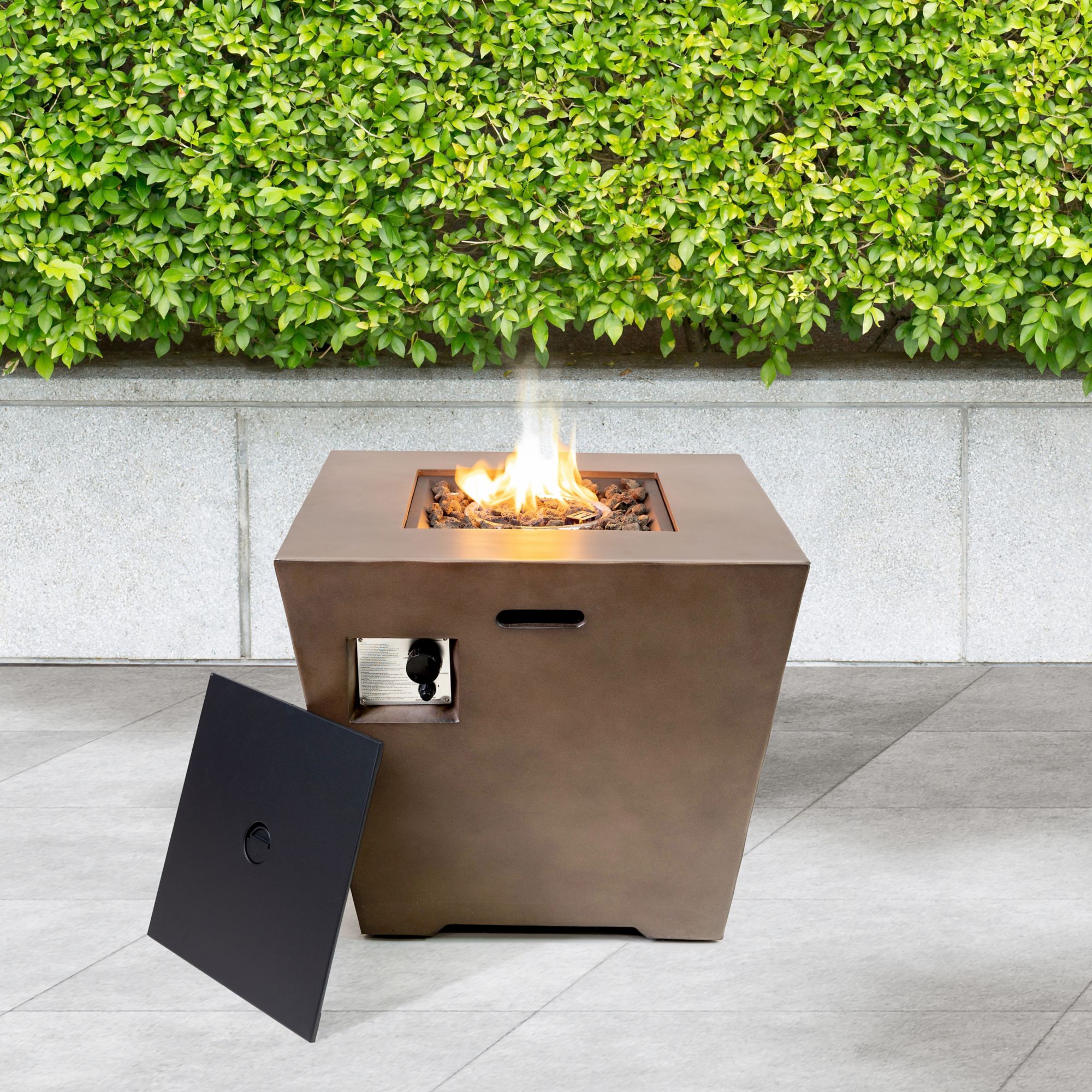 portable fire pit square