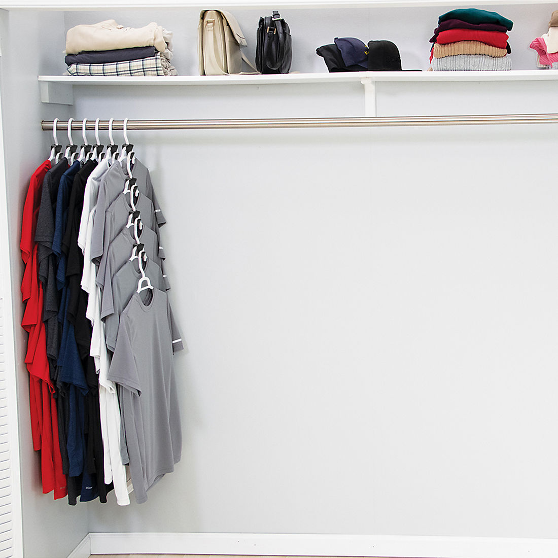 Ruby Space Triangles Review. Closet space saver and organizer