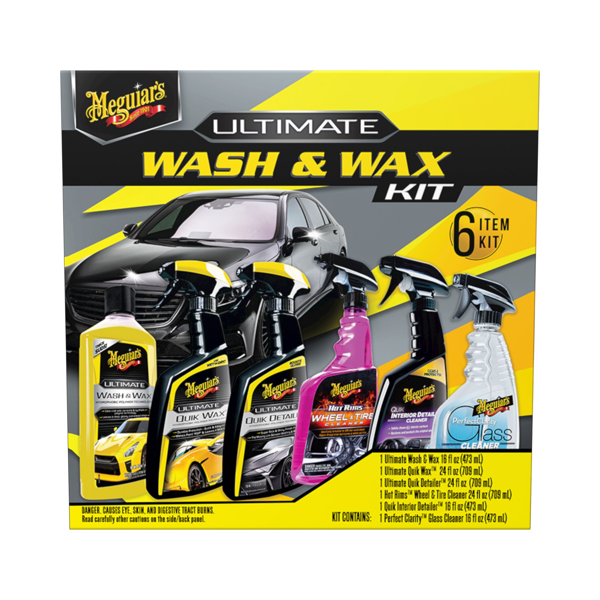 Meguiar's Ultimate Wash & Wax Car Care Kit