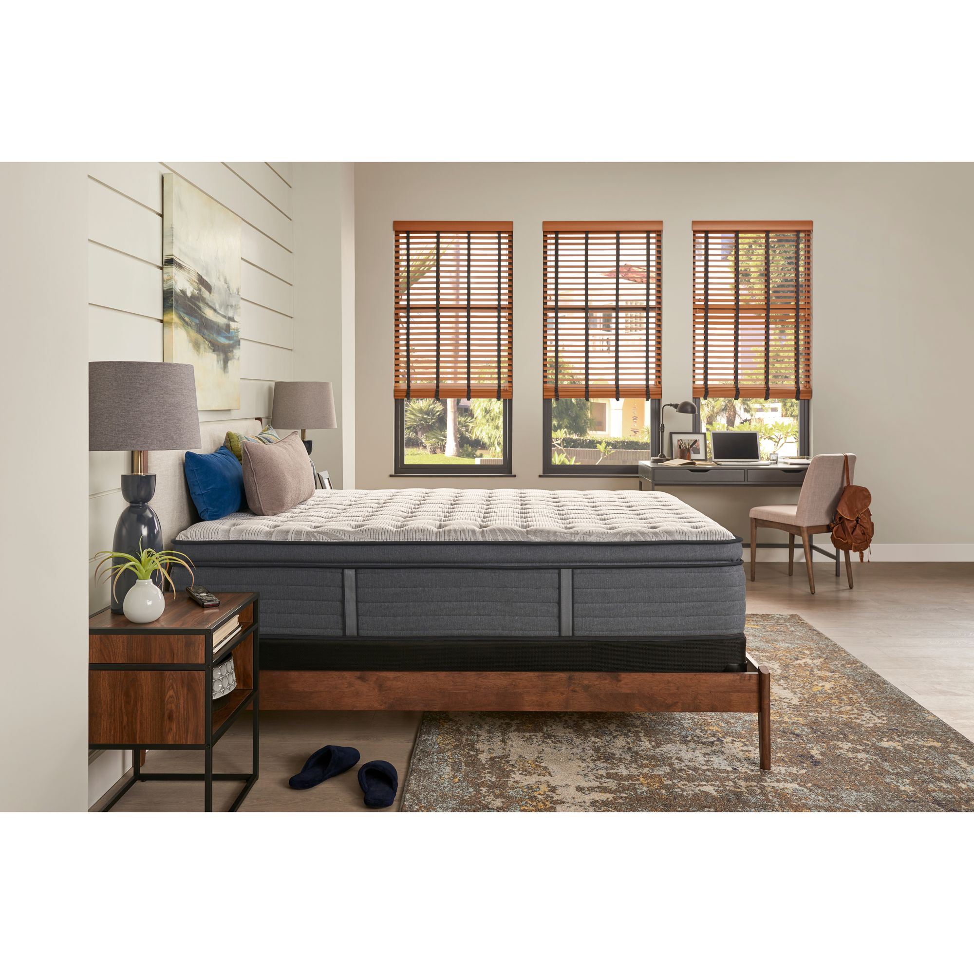 Sealy Posturepedic Brisco Euro Pillowtop Queen Mattress BJ s