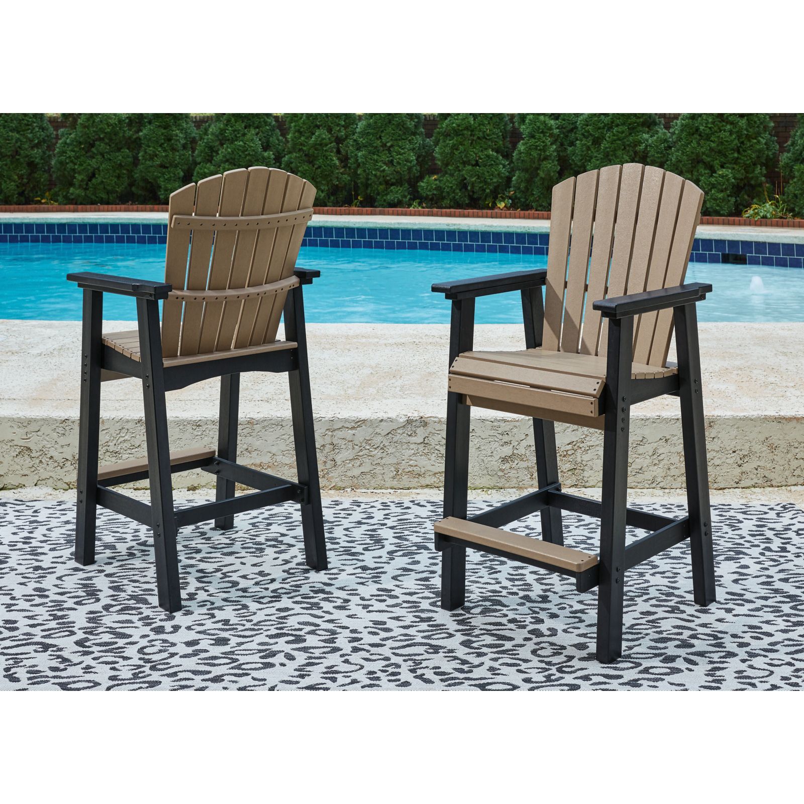 Ashley furniture bar discount chairs