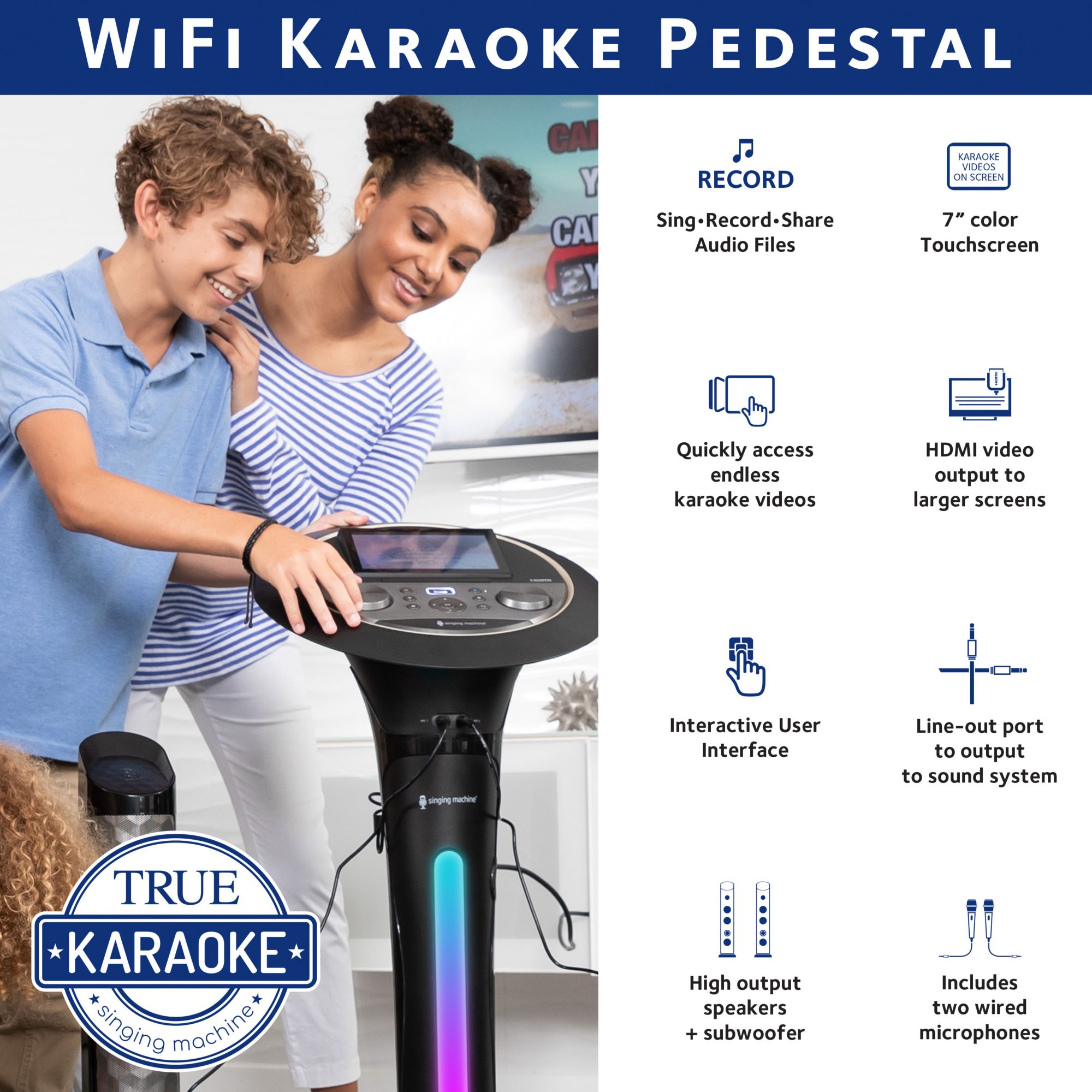 Buy Supersonic Touch Screen Karaoke System wth Built-in Speakers