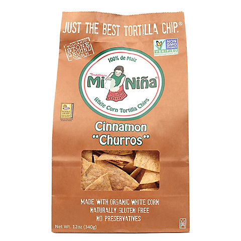 Mi Nina Cinnamon Churro Tortilla Chips, 12 oz.