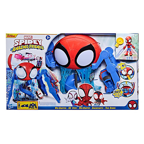 Hasbro Spidey and His Amazing Friends Web-Quarters Playset