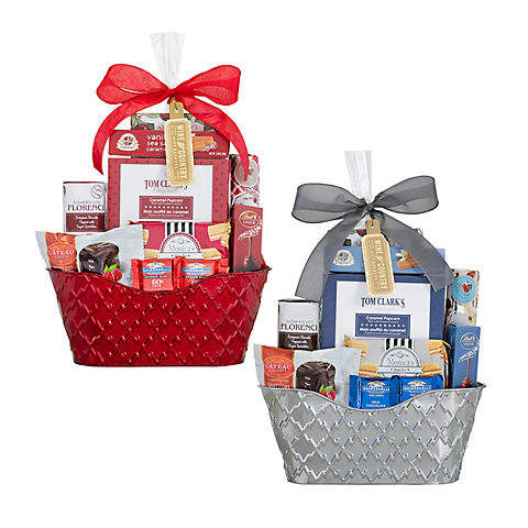Wine Country Metal Gift Basket