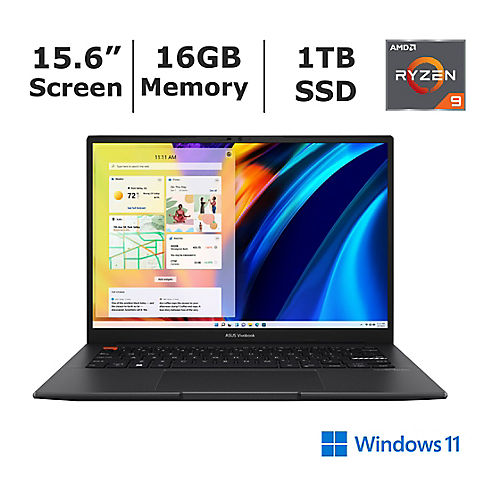 ASUS VivoBook S Notebook, AMD Ryzen 9 6900HX 3.3GHz, 16GB RAM, 1TB PCIe SSD, AMD Radeon 680M Graphics