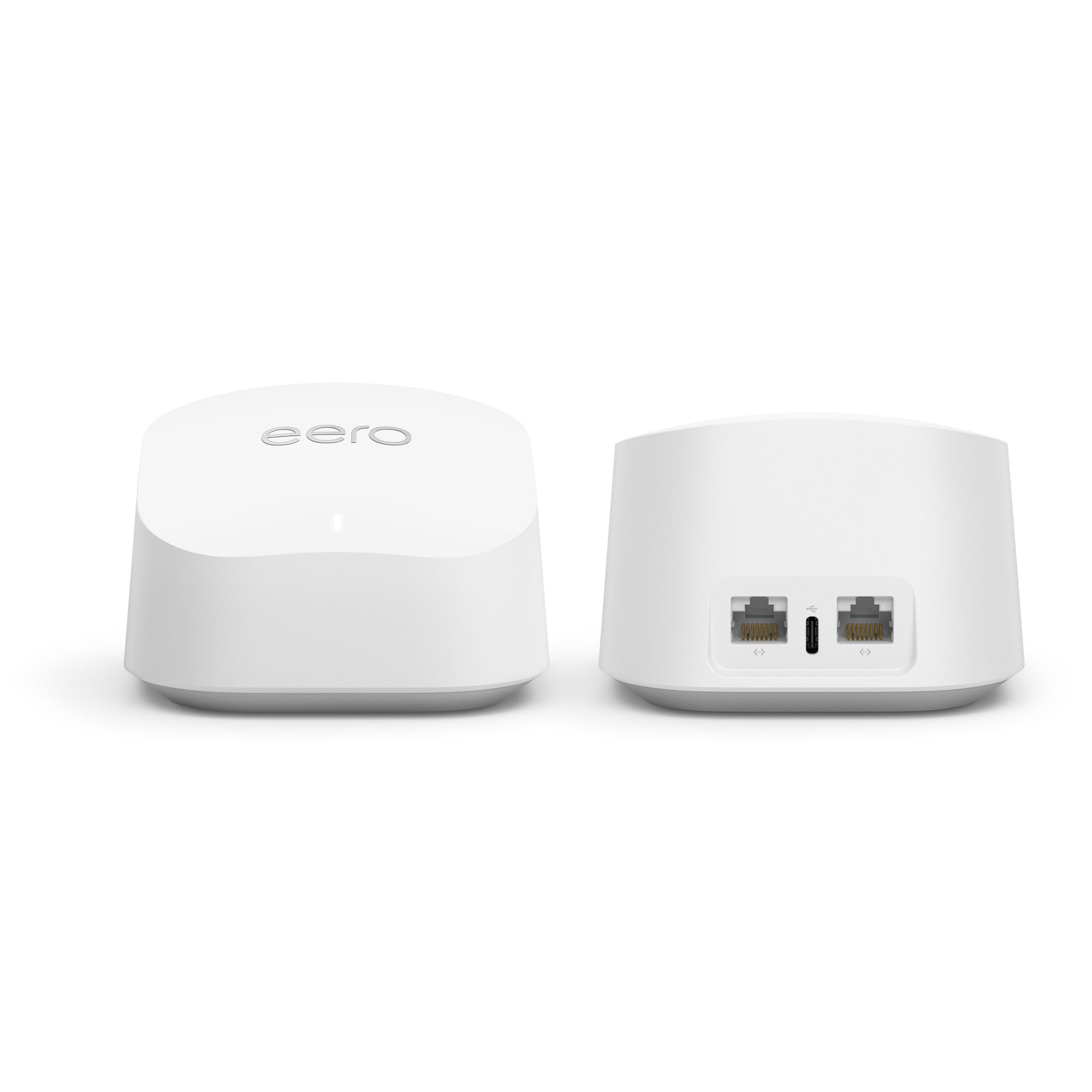 eero 6+ WiFi System White (2-Pack) - B08ZK3D89L