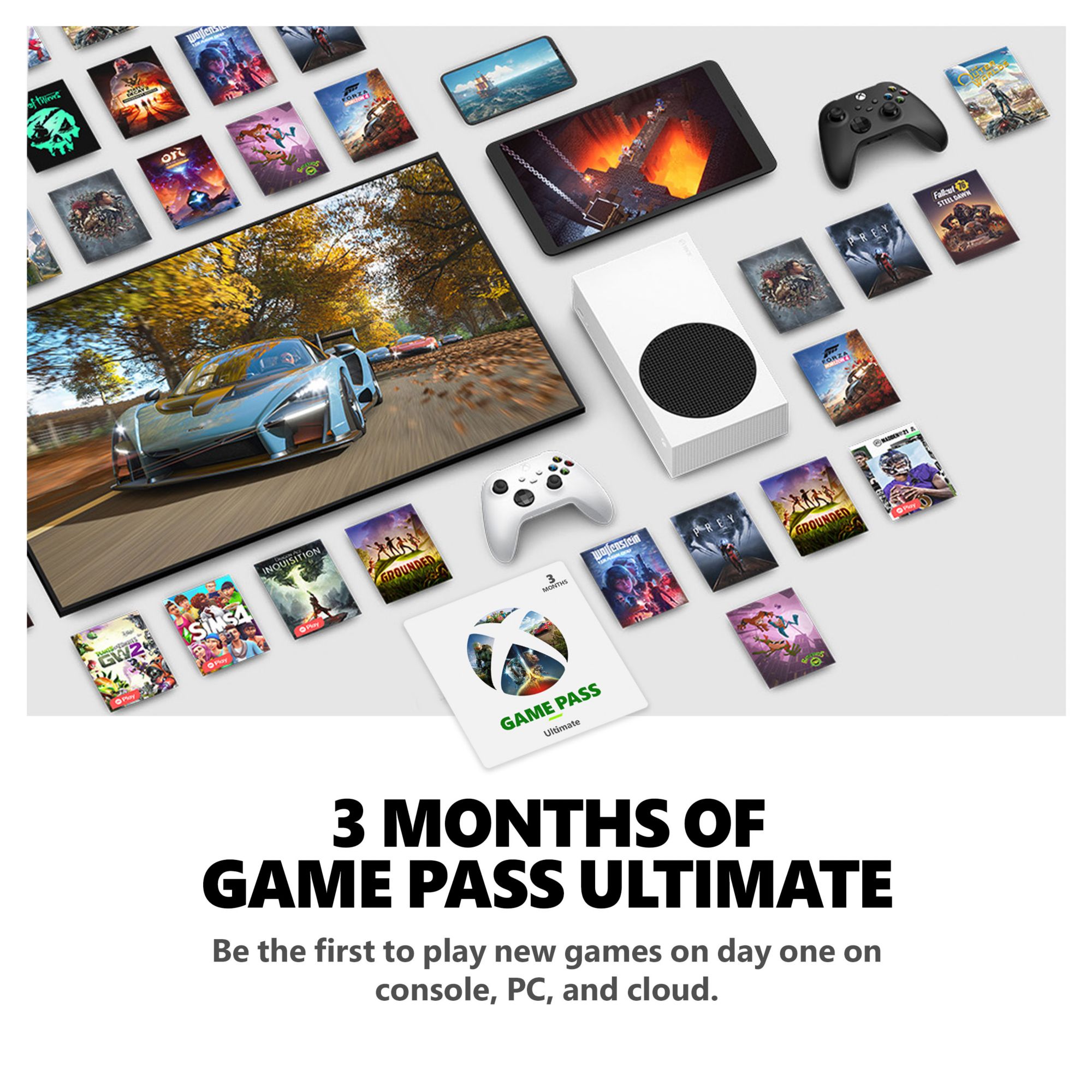Xbox Series X & Game Pass Ultimate: 3 Months Membership [Digital Code]