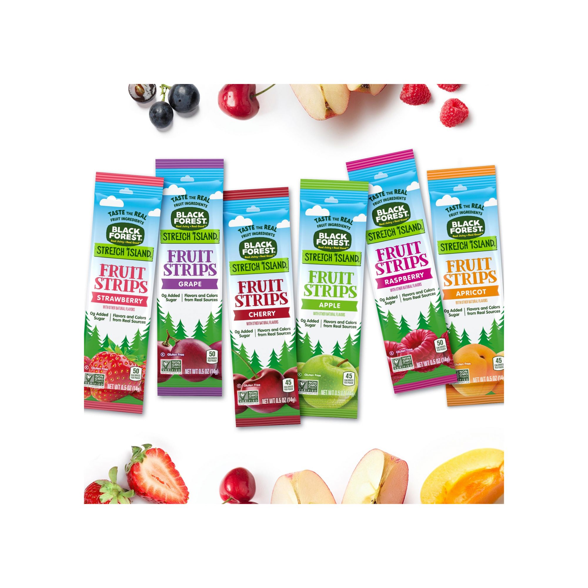 Stretch Island Fruit Strip, Ripened Raspberry, Fruit Snacks