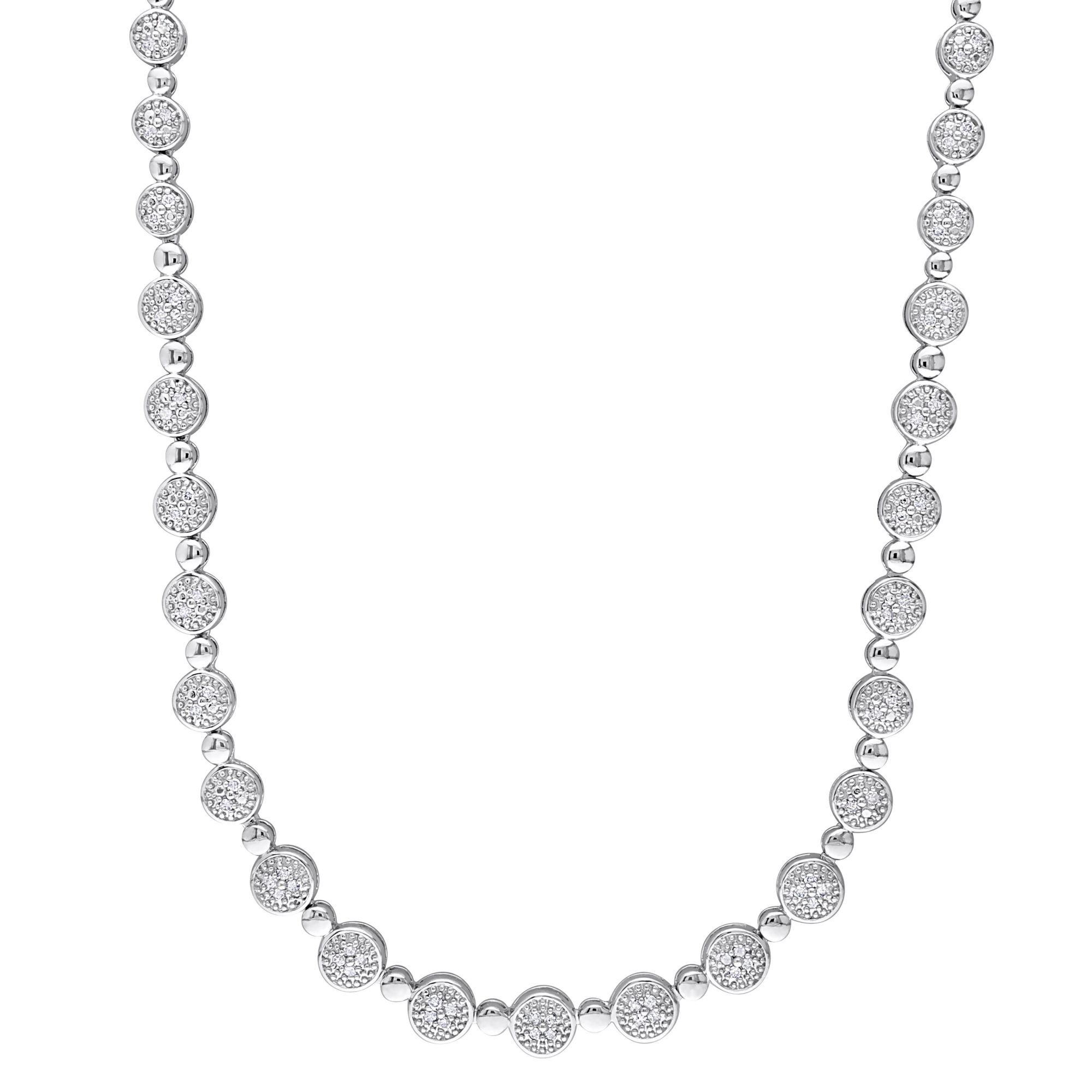 1/2 Ct. T.W. Diamond Tennis Necklace