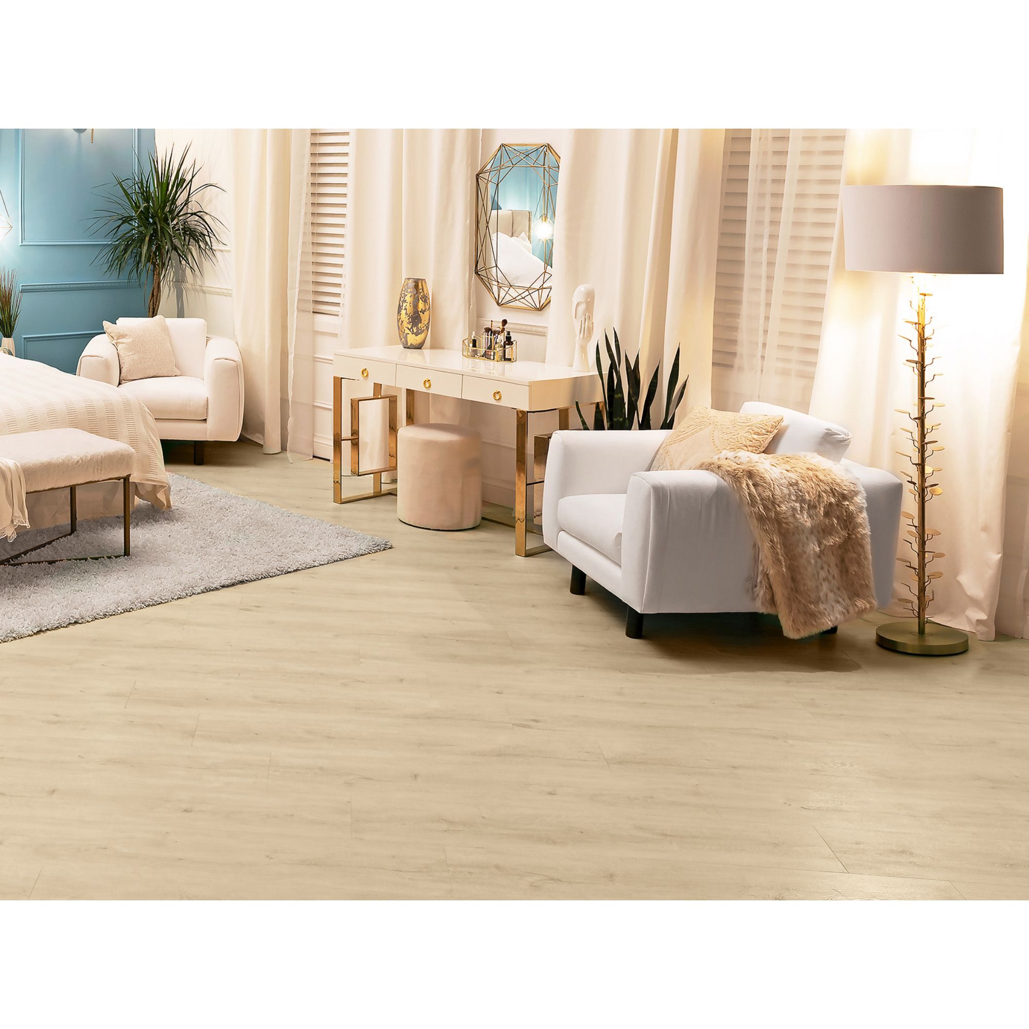 Stone Composite LVP Flooring - White Oak - NewAge Products