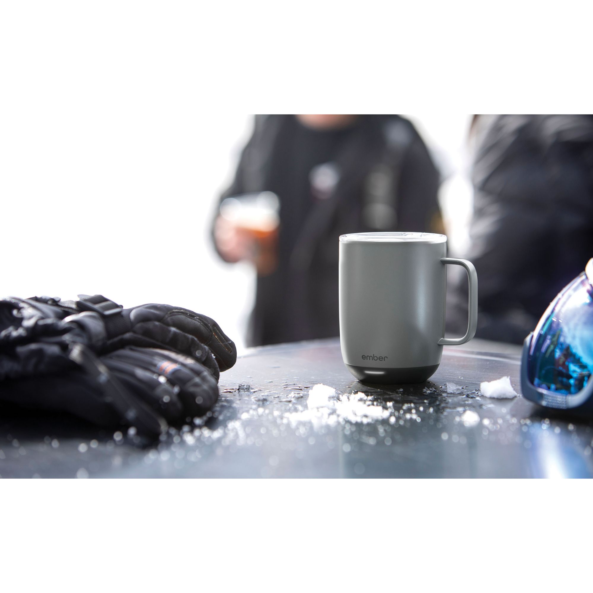Ember 12 oz. Ember Travel Mug 2 Plus Temperature Control Smart Travel Mug in Black