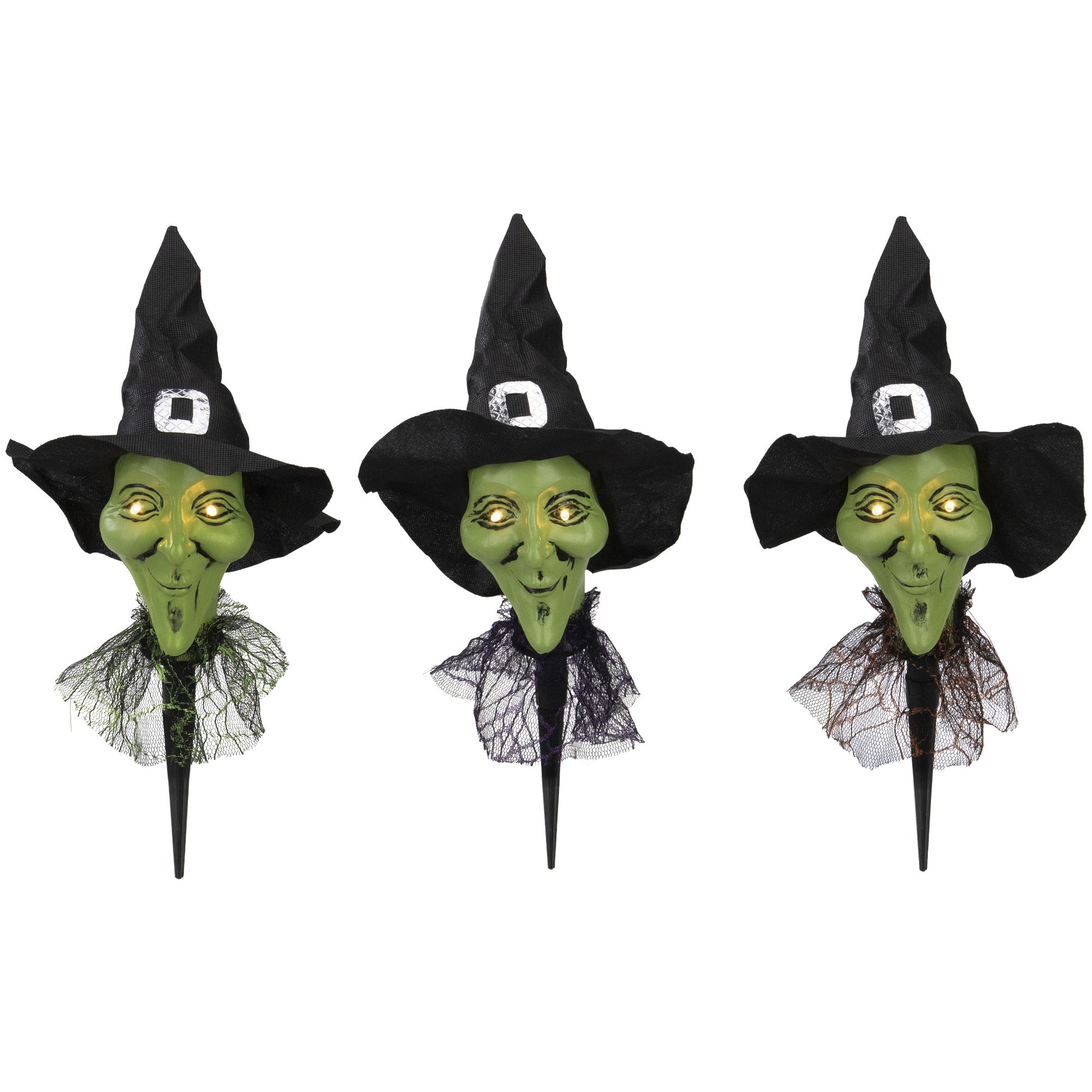 Creepy Lantern Pathway Markers - 3 Pack by Spirit Halloween 01523414