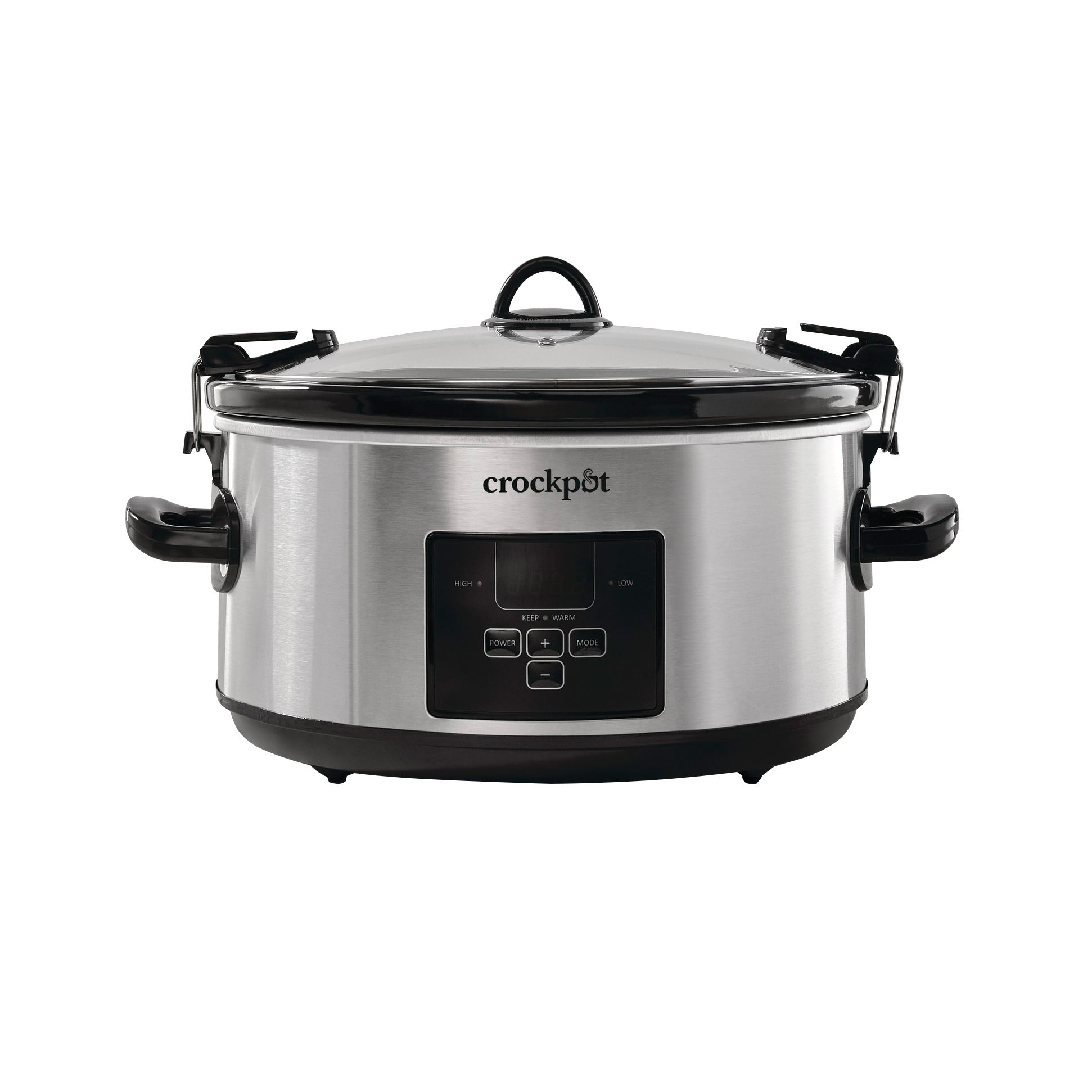 Crock Pot® 8-Quart Black Stainless Programmable Slow Cooker