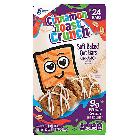 Cinnamon Toast Crunch Soft Baked Oat Bars, 24 pk.