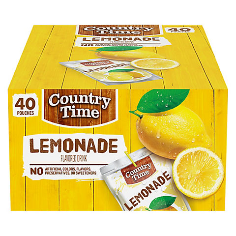 Country Time Lemonade Drink Pouches, 40 ct.