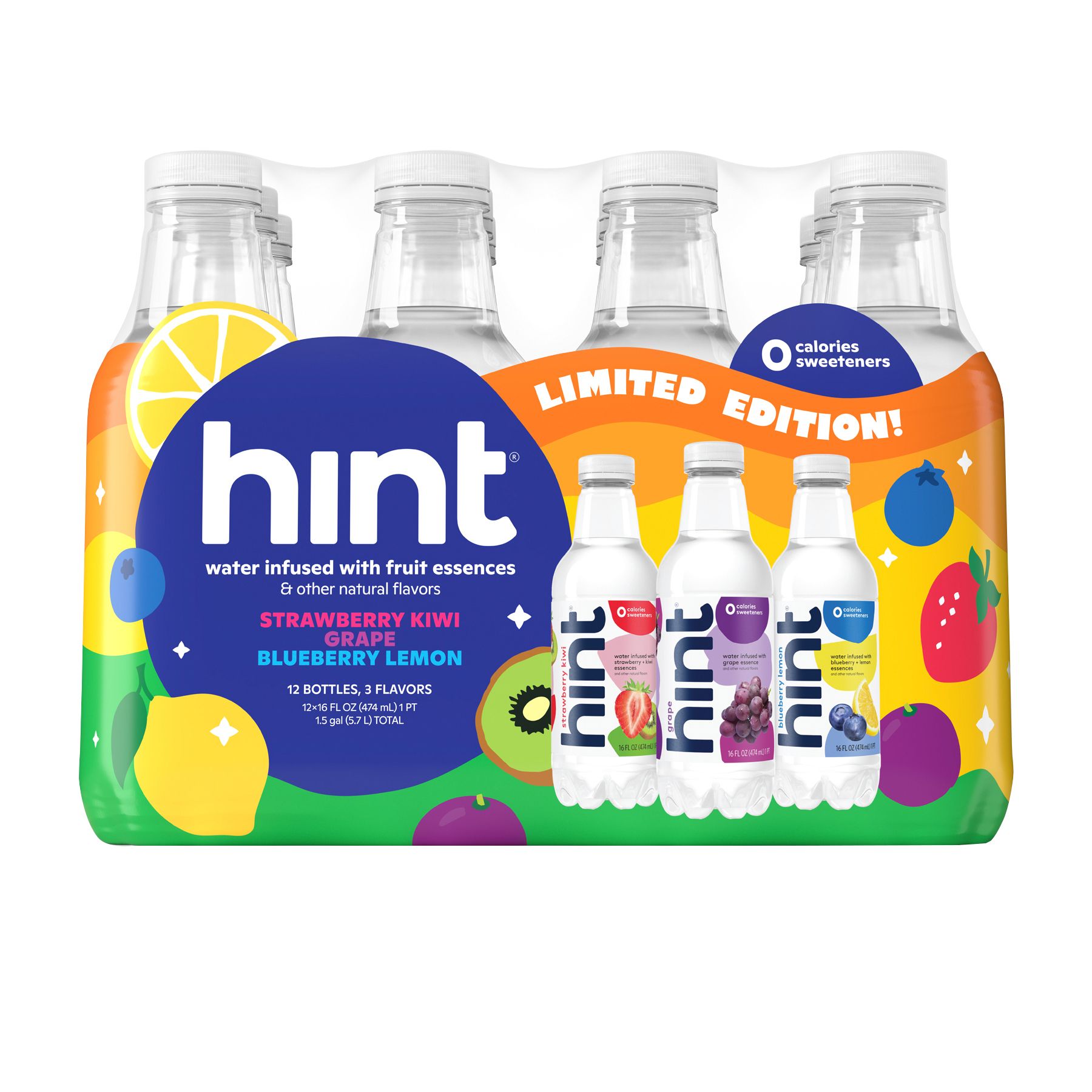 Hint Water Variety Pack 16 oz.