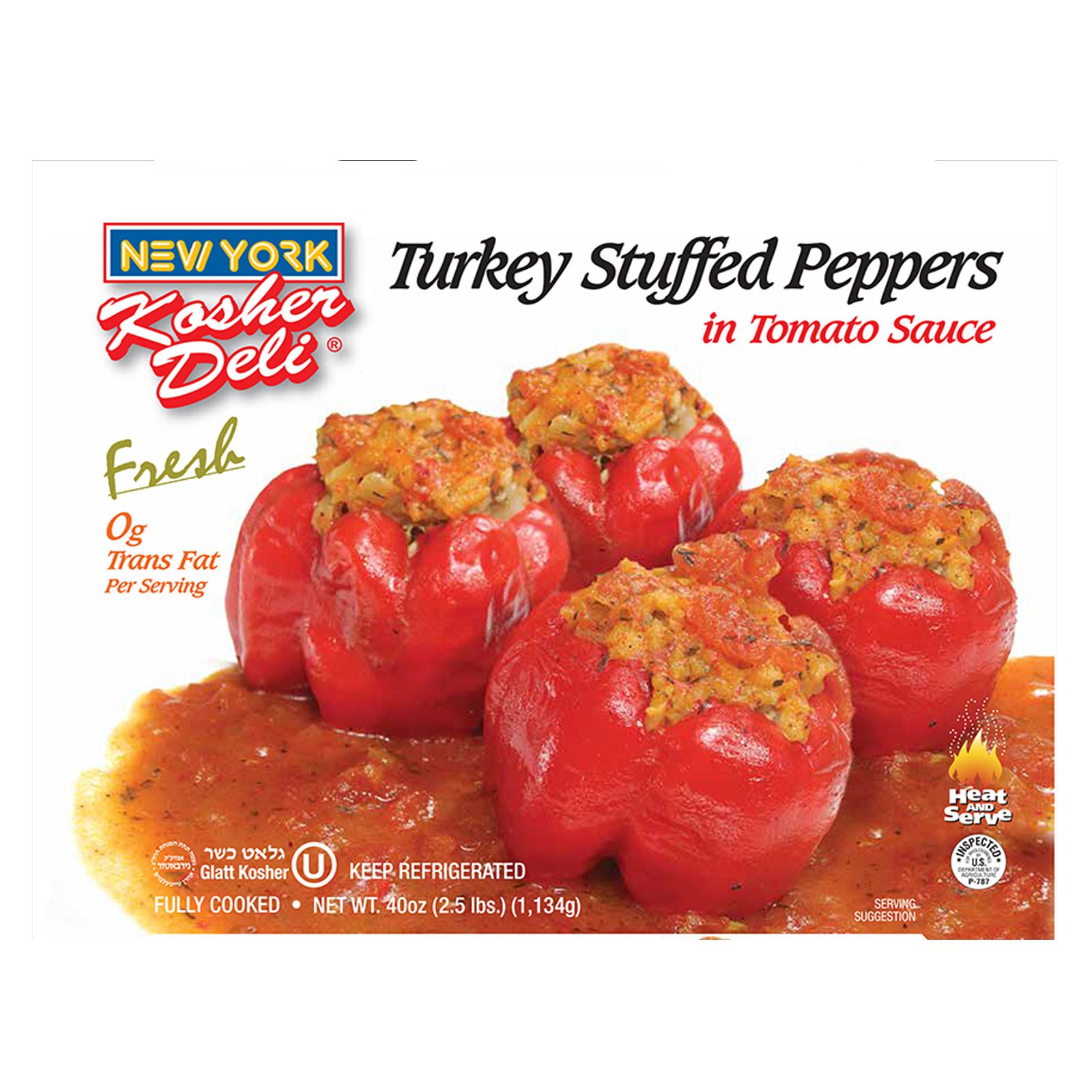 Mon Cuisine Ny Kosher Stuffed Peppers 2 5 Lbs Bjs Wholesale Club