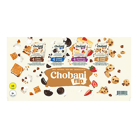 Chobani Flip Four-Flavor Variety Pack, 16 ct./4.5 oz.