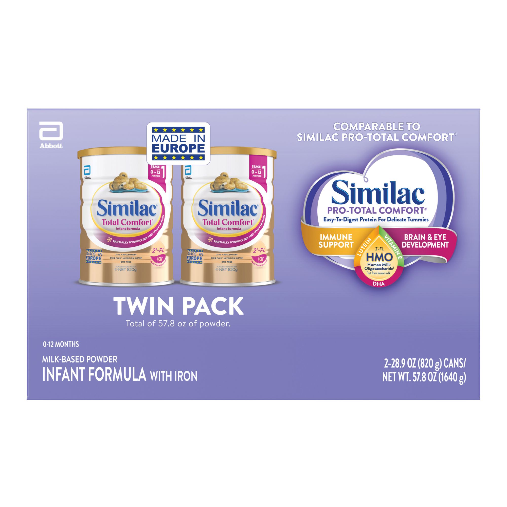 SIMILAC TOTAL COMFORT (0-12 MONTHS) 820G