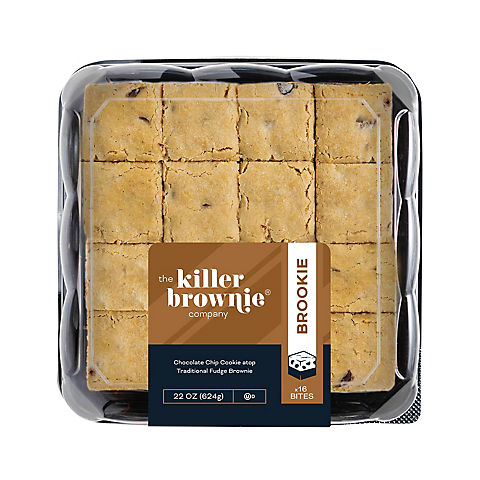 The Killer Brownie Company Brookie Fudge Bites Tray, 16 ct.