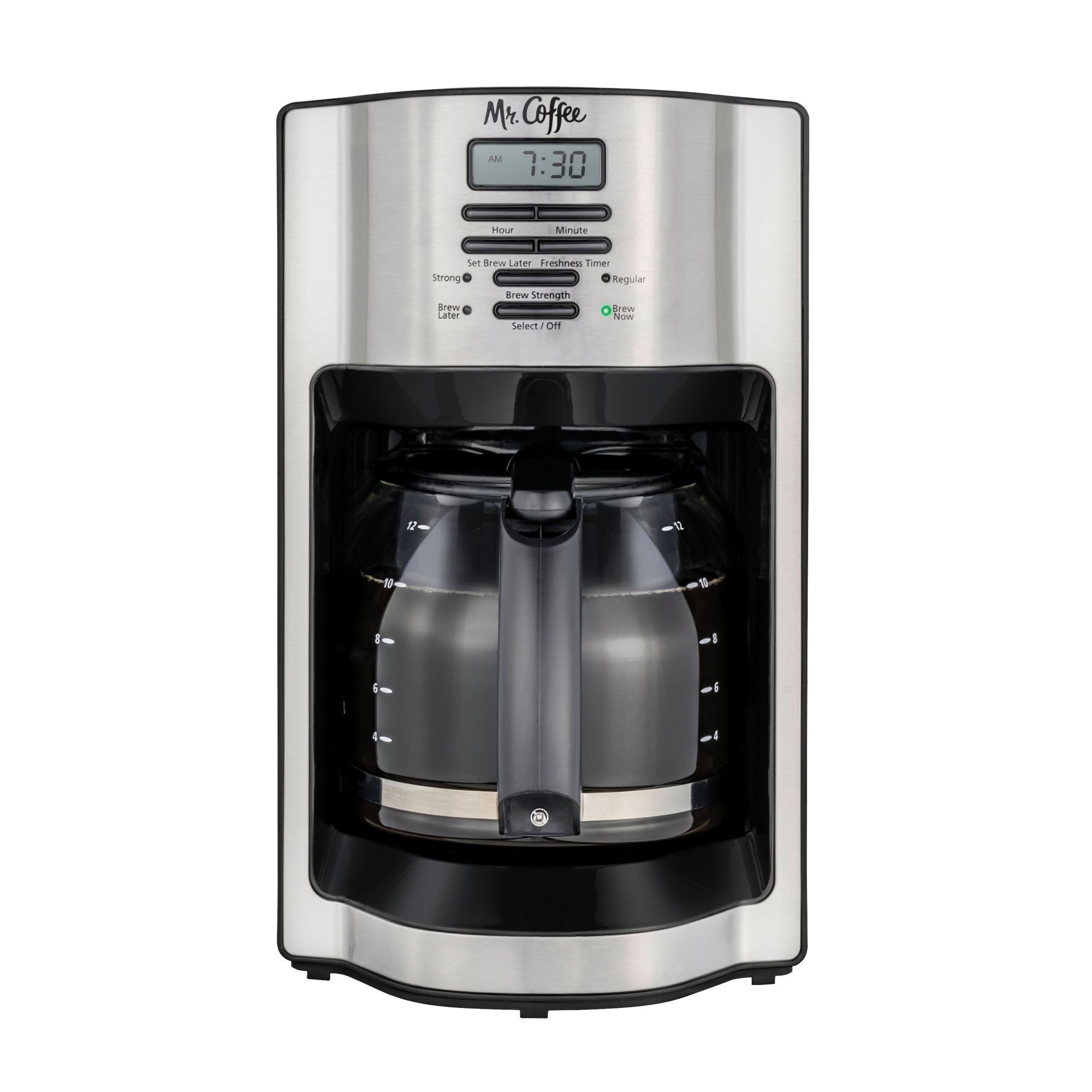 12-Cup Stainless Steel Coffee Maker