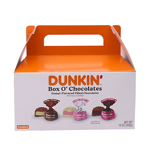 Dunkin Donut Box of Chocolates, 15 oz.
