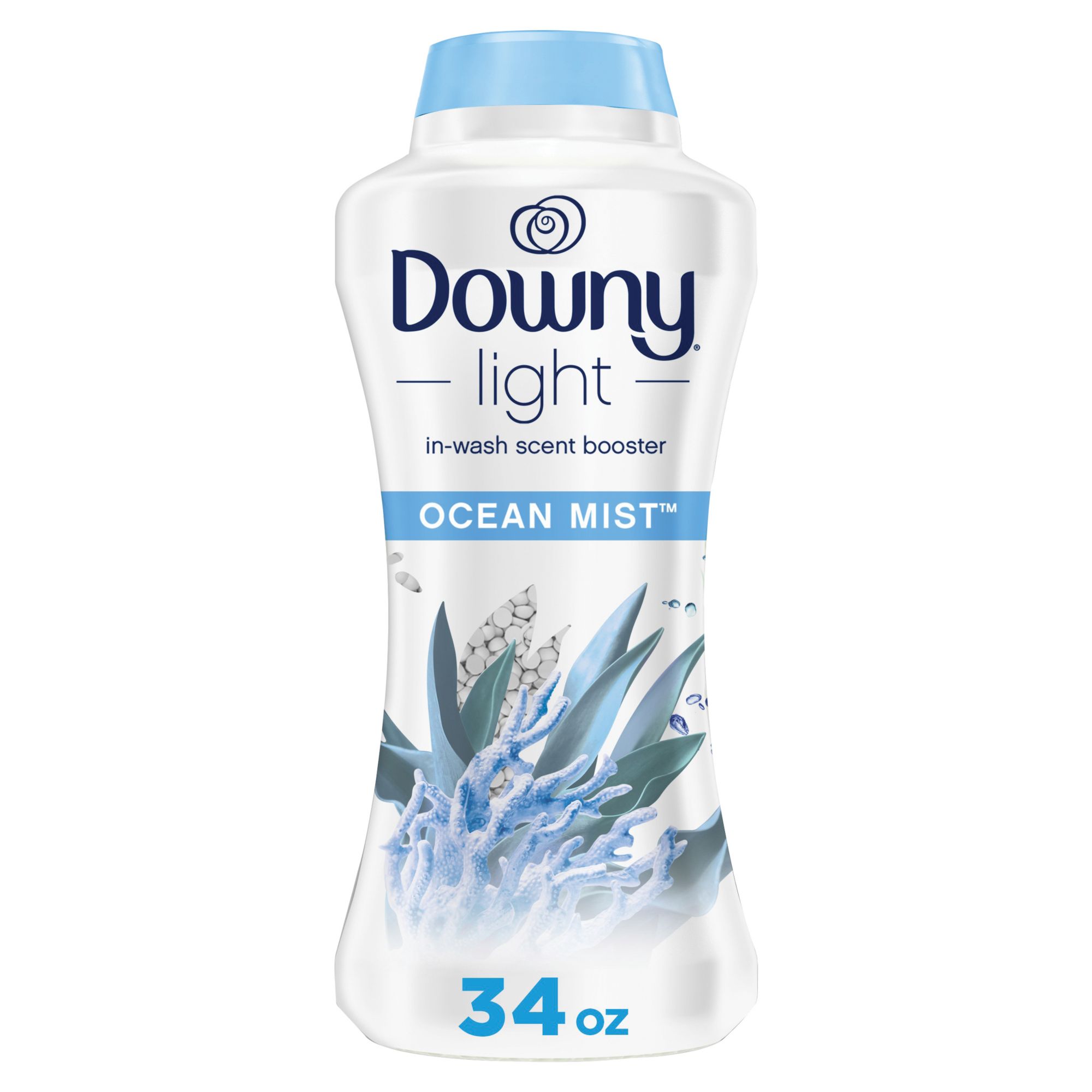 Downy Light Laundry Scent Booster Beads for Washer, 34 oz., Ocean