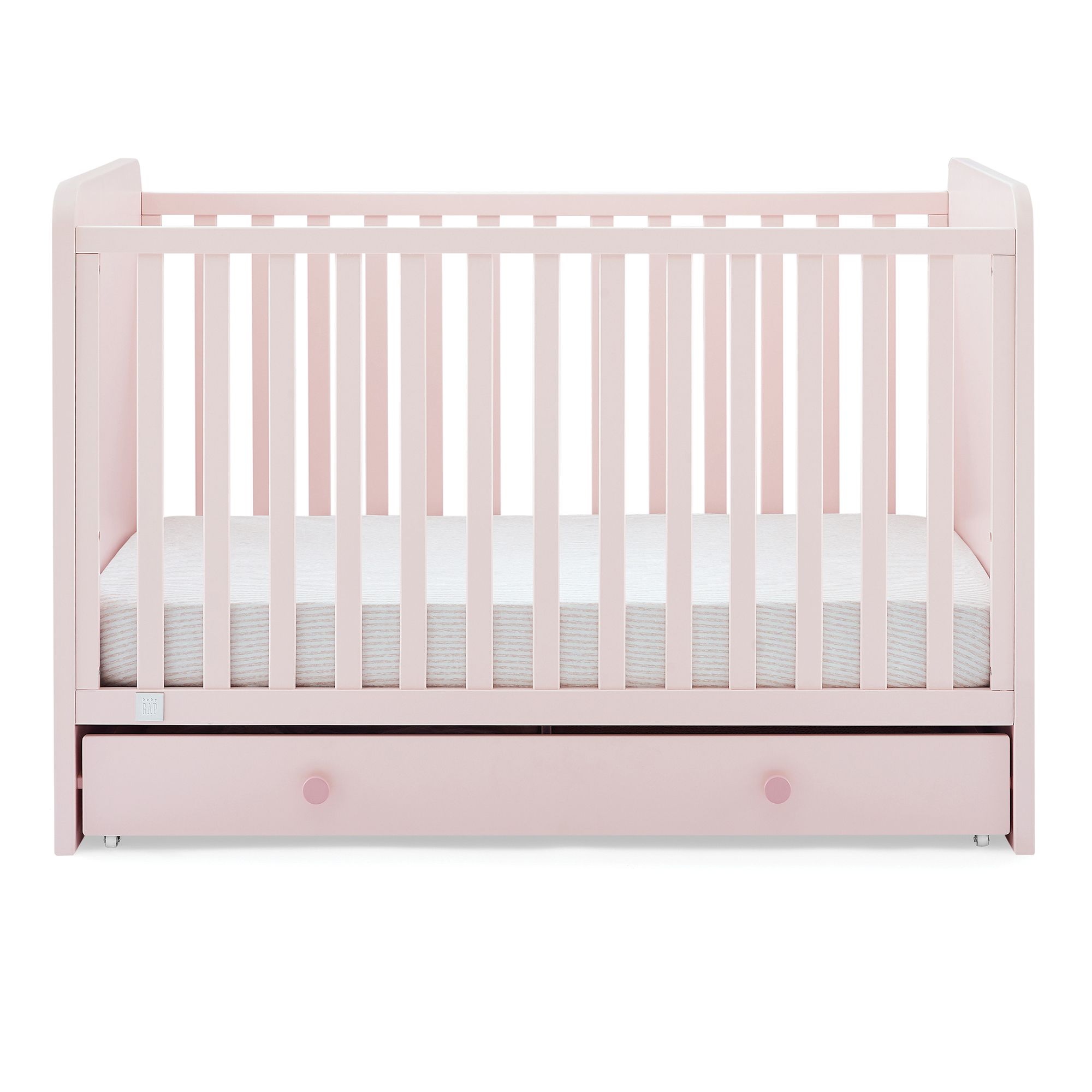 Pink convertible crib hotsell