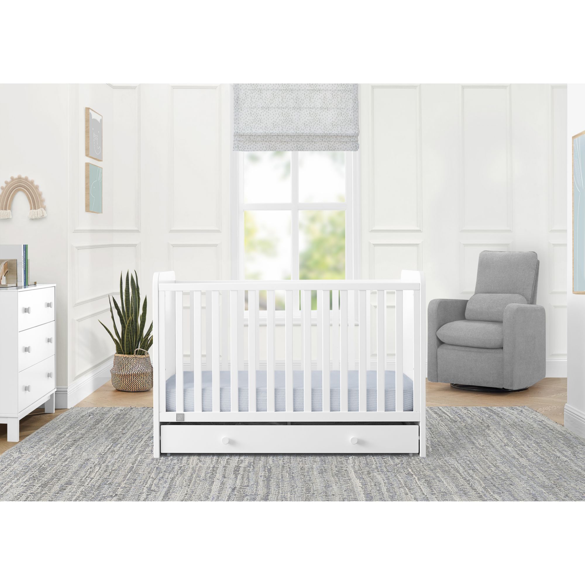 convertible crib with storage