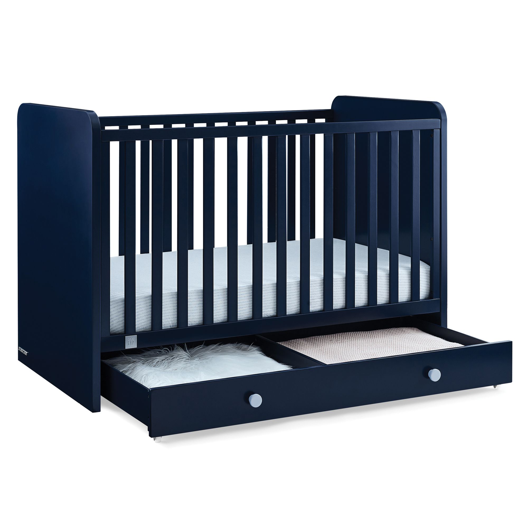 Blue crib on sale