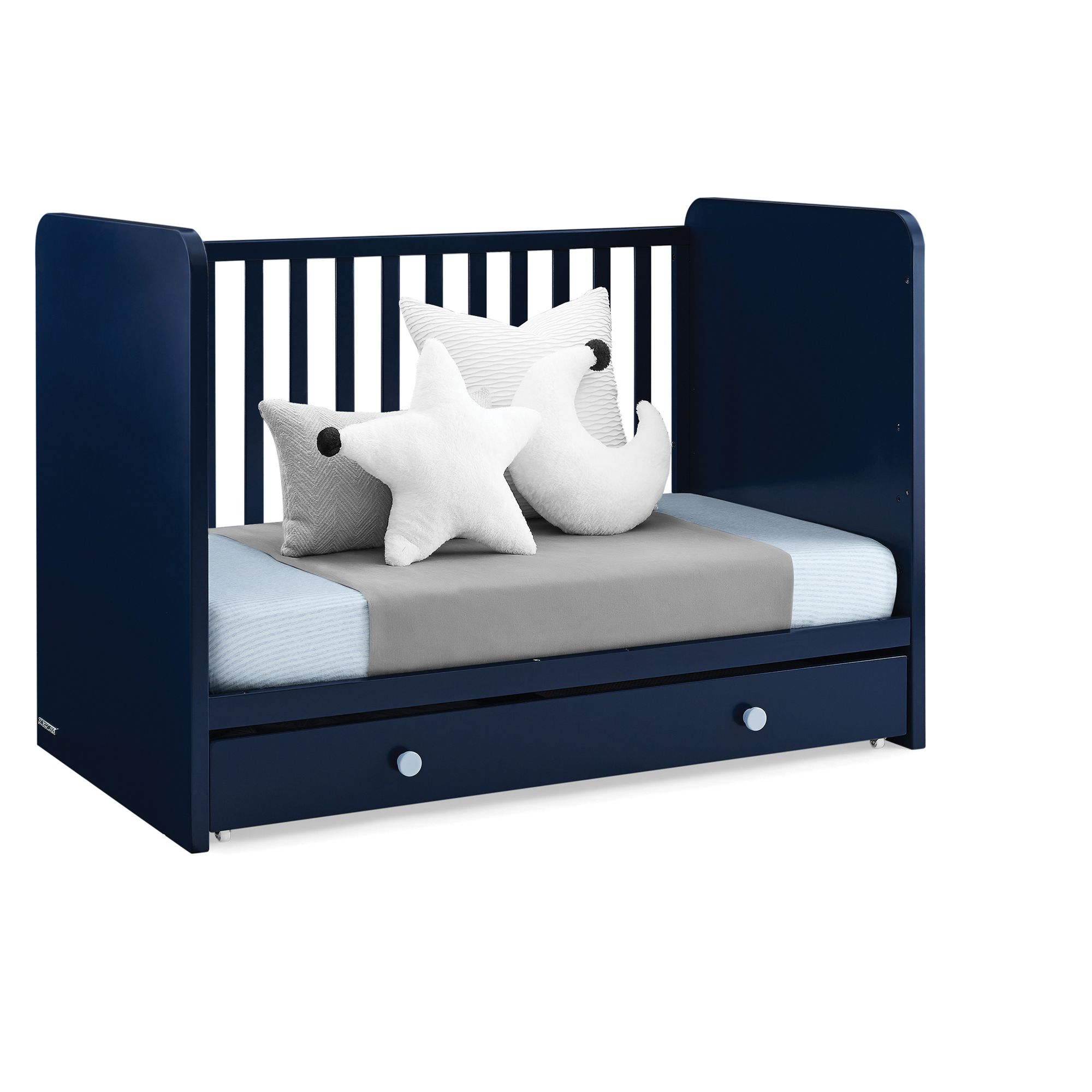 BabyGap by Delta Children Graham 4 in 1 Convertible Crib Blue BJ s Wholesale Club