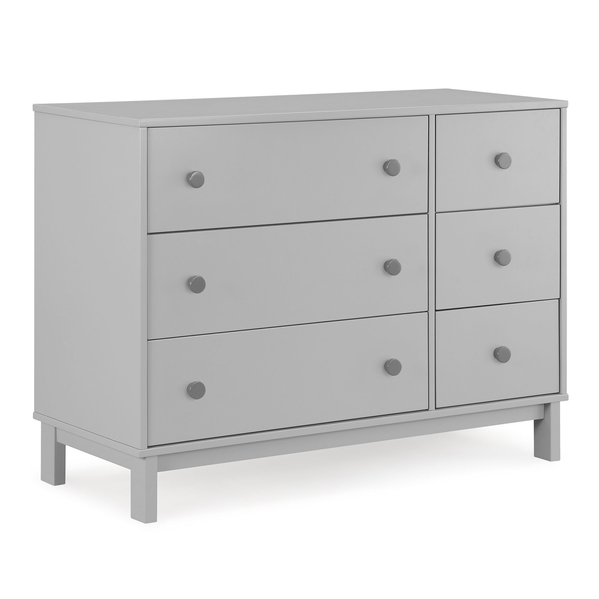 BabyGap by Delta Children Legacy 6 Drawer Dresser - Grey/Dark Grey