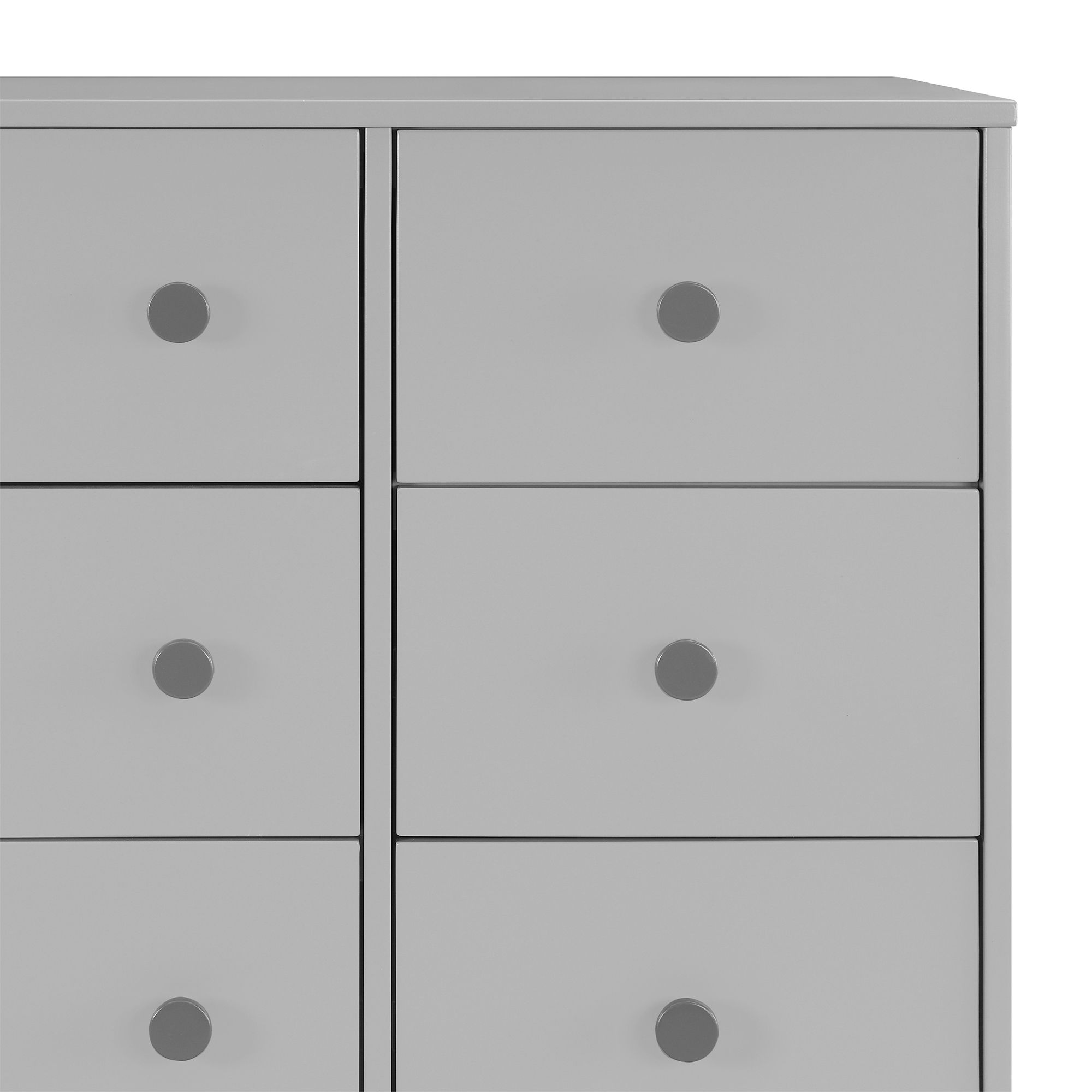 BabyGap by Delta Children Legacy 6 Drawer Dresser - Grey/Dark Grey