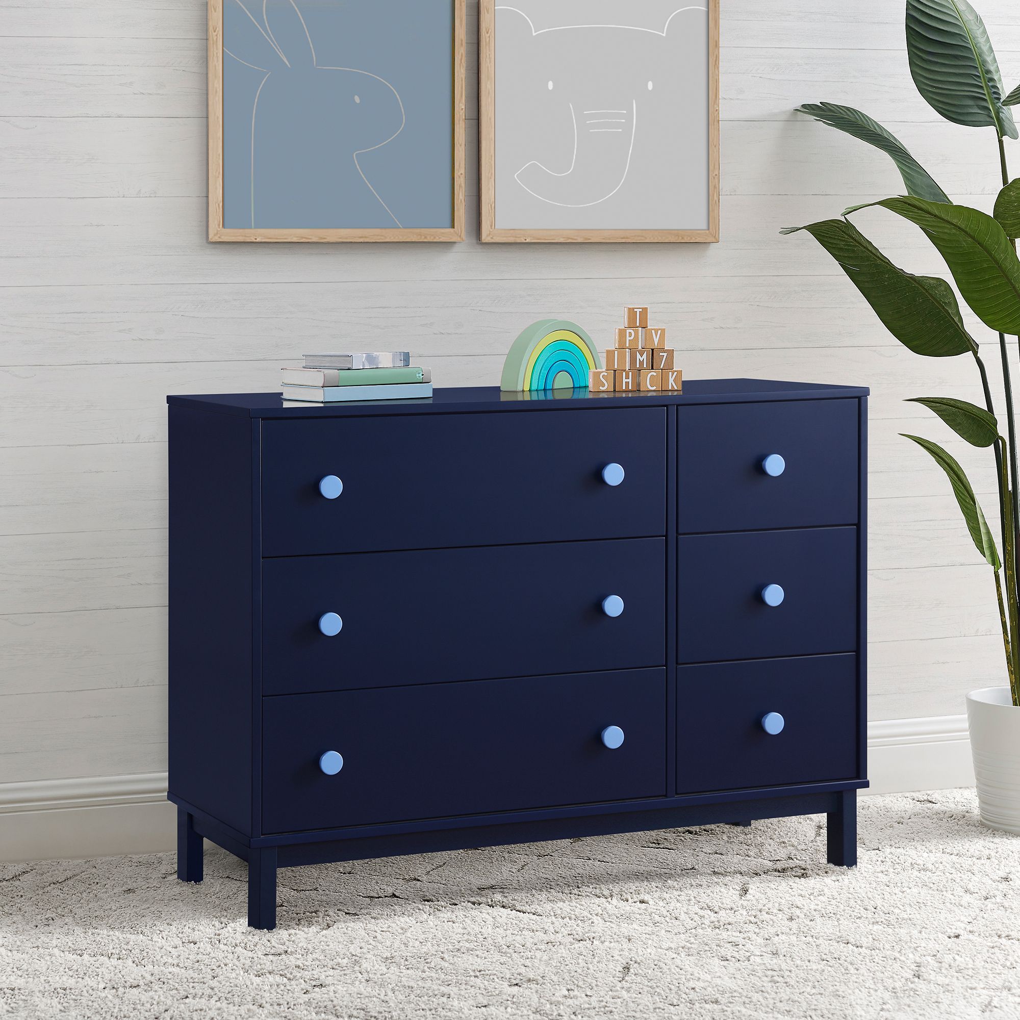 Navy 2024 dresser nursery