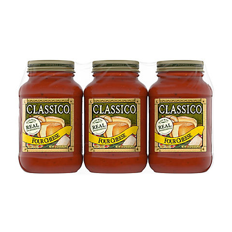 Classico Four Cheese Pasta Sauce, 3 pk./32 oz.