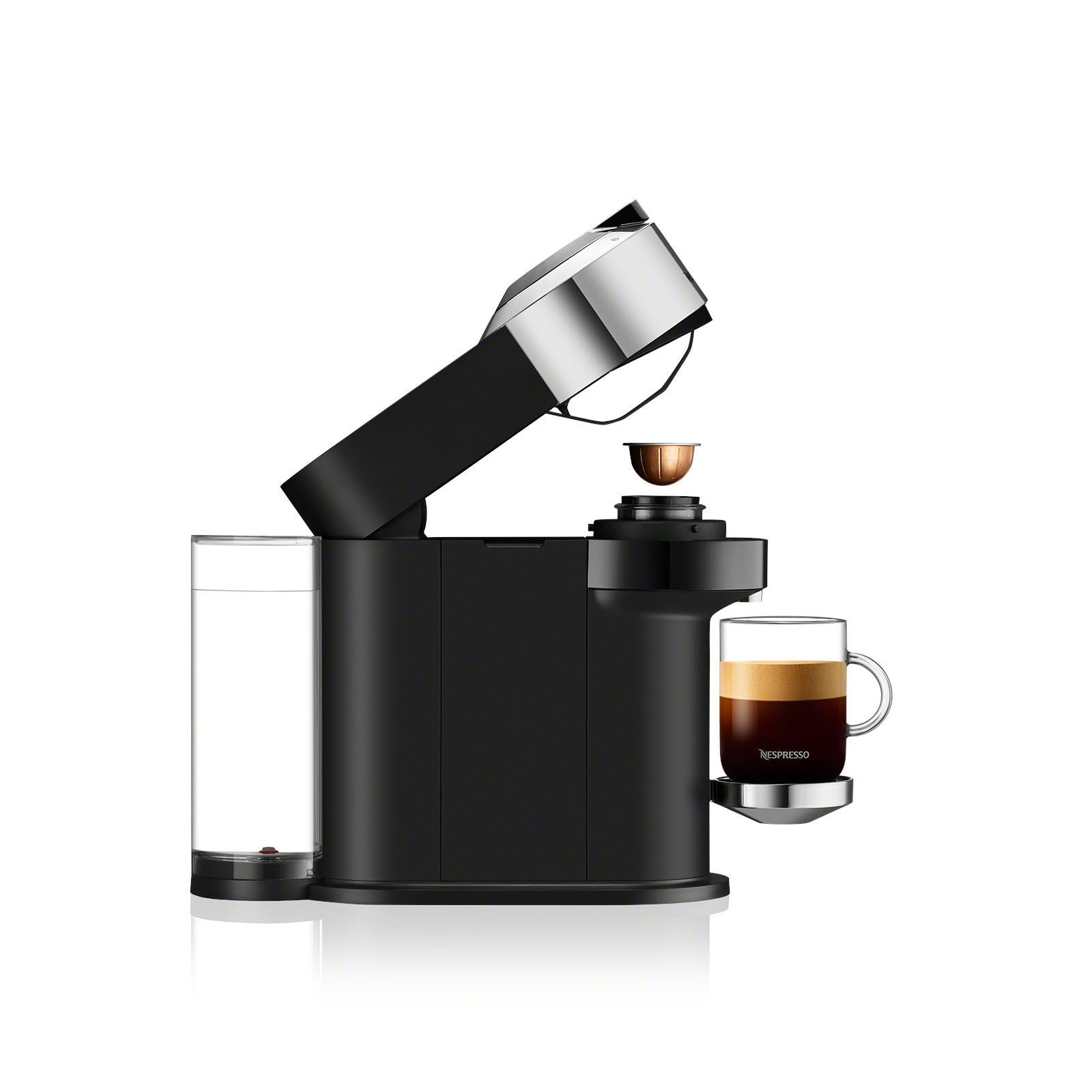 Nespresso VertuoPlus Deluxe Coffee and Espresso Machine by De'Longhi Black