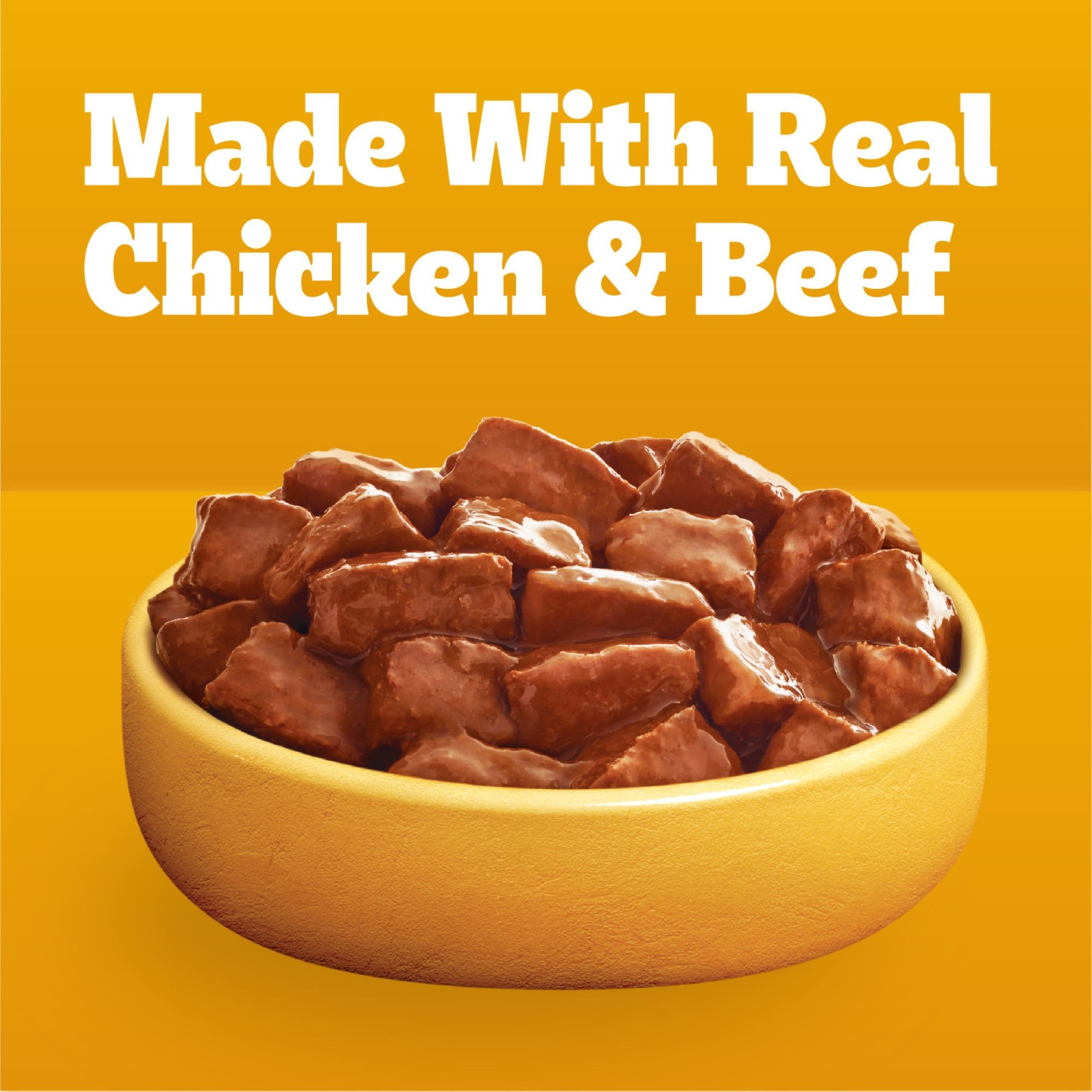 Pedigree Pouch Choice Cuts in Gravy Chicken and Beef Club Variety Adult Wet Dog Food, (54 ct.) 3.5 oz.