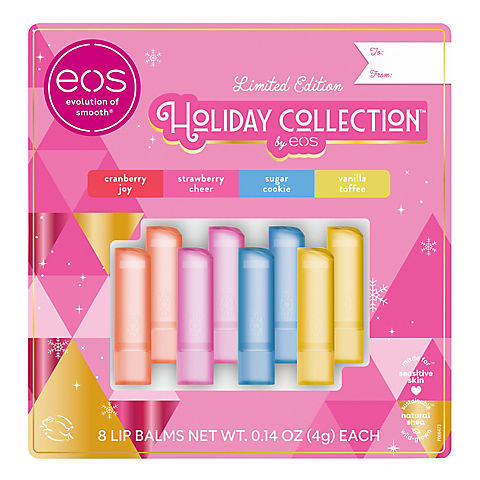 eos Holiday Collection Lip Balm Variety Pack, 8 ct.