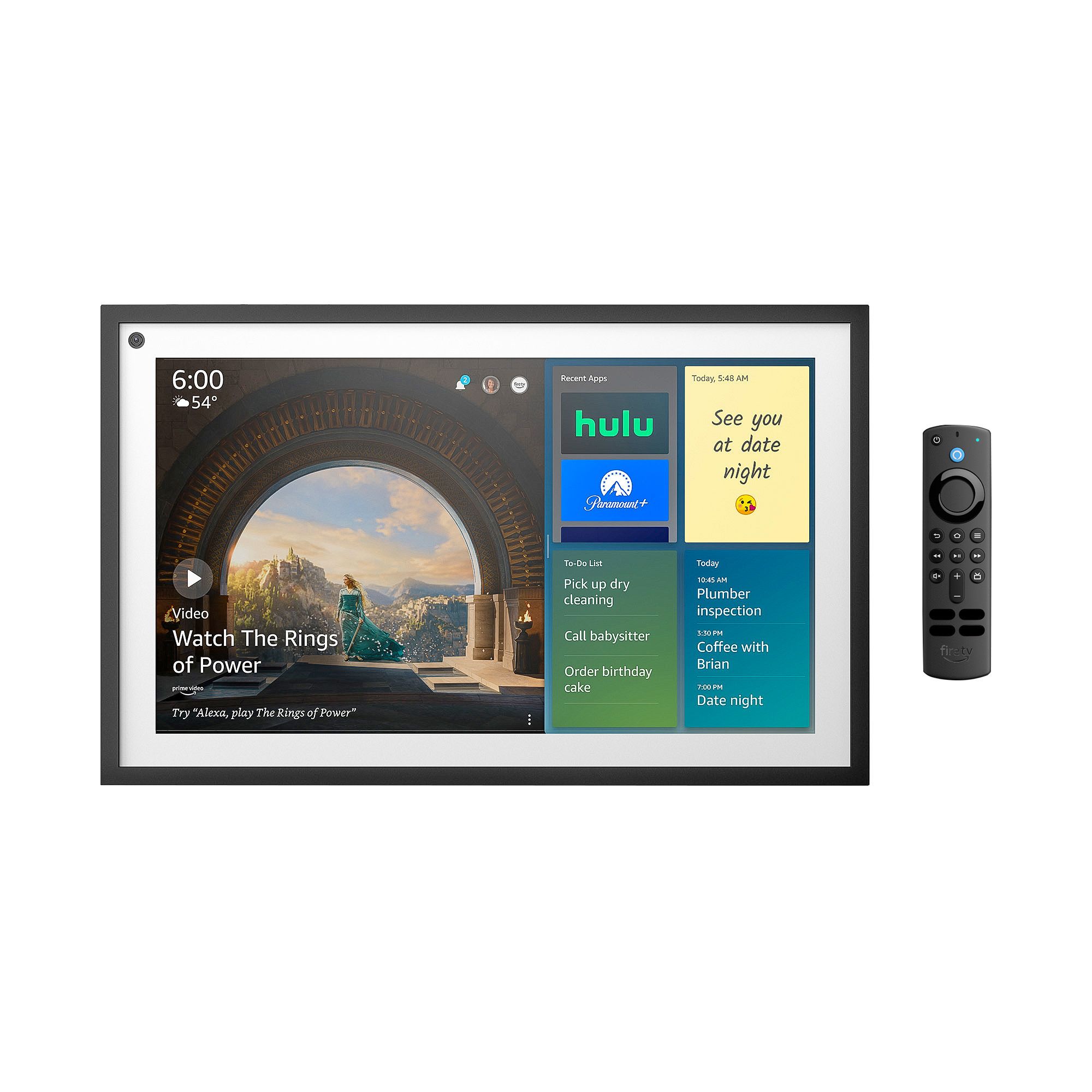 Amazon Echo Show 15 with Fire TV Remote