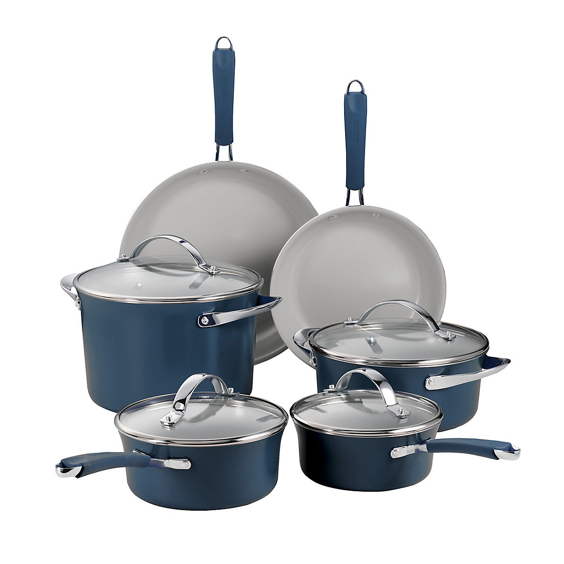 Tramontina Fiora 10-Piece Cold Forged Ceramic Nonstick Cookware