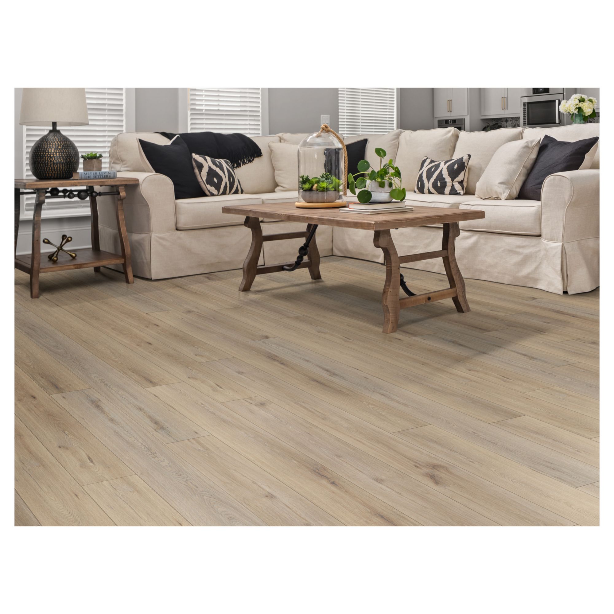 Click Lock Waterproof Luxury Vinyl Plank Flooring $1.59