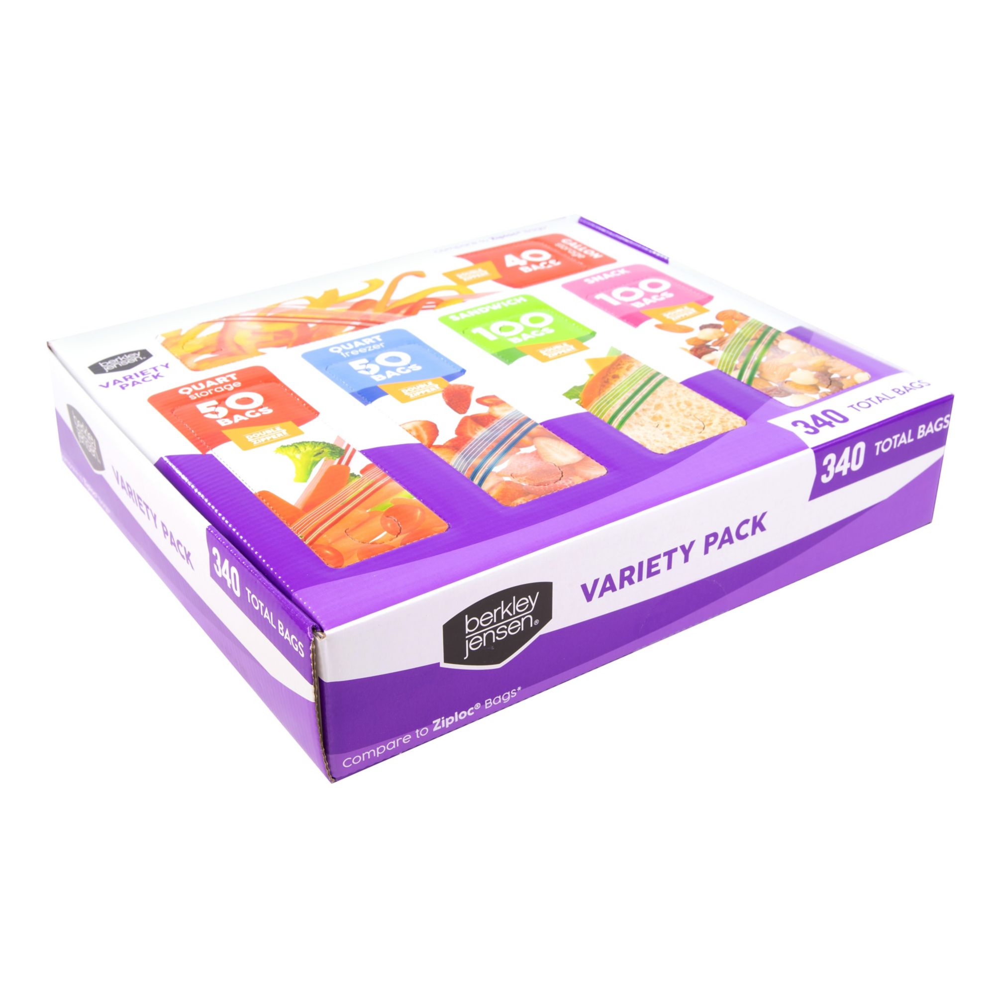 Berkley Jensen Food Storage Variety Pack, 340 ct.