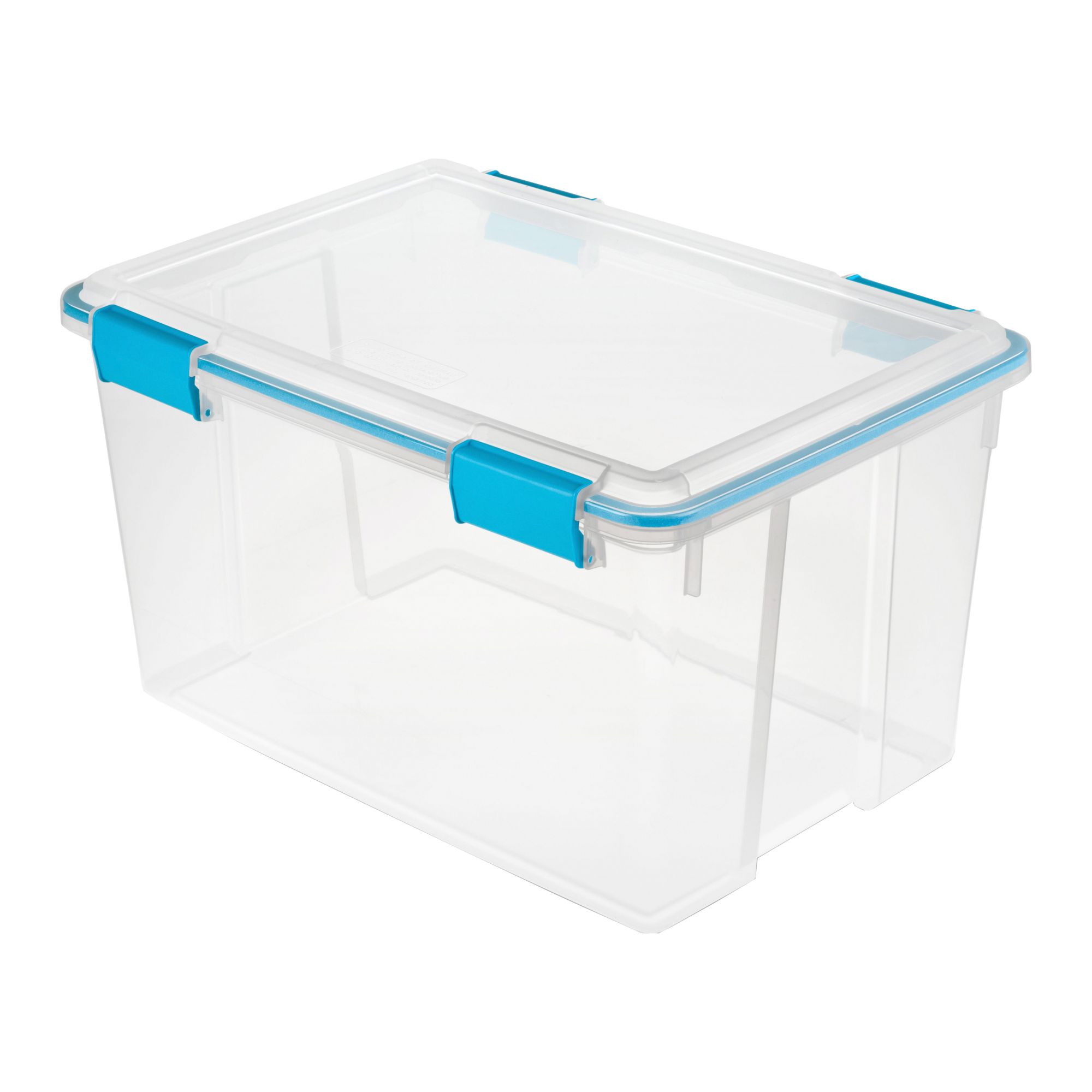 Sterilite 7.5 Quart Clear Plastic Home Storage Box with Latching