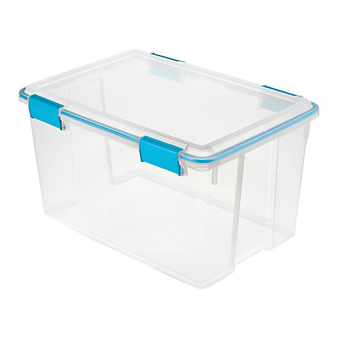 Sterilite 54 Quart Gasket Box - Clear